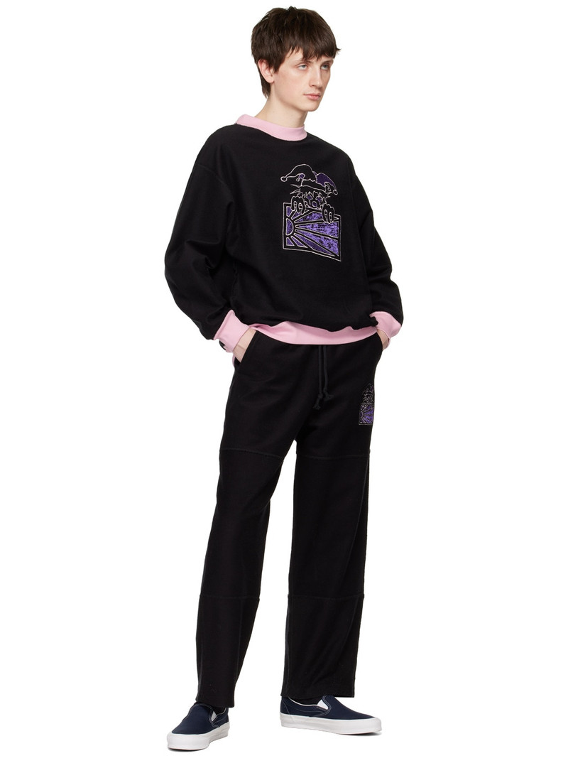 RASSVET Black Embroidered Clown Sweatshirt outlook