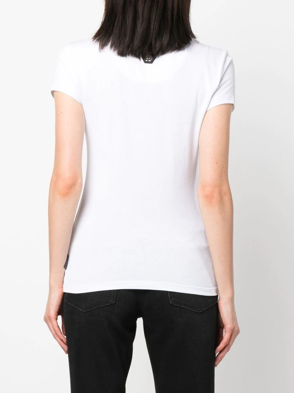 logo-print embellished T-shirt - 5
