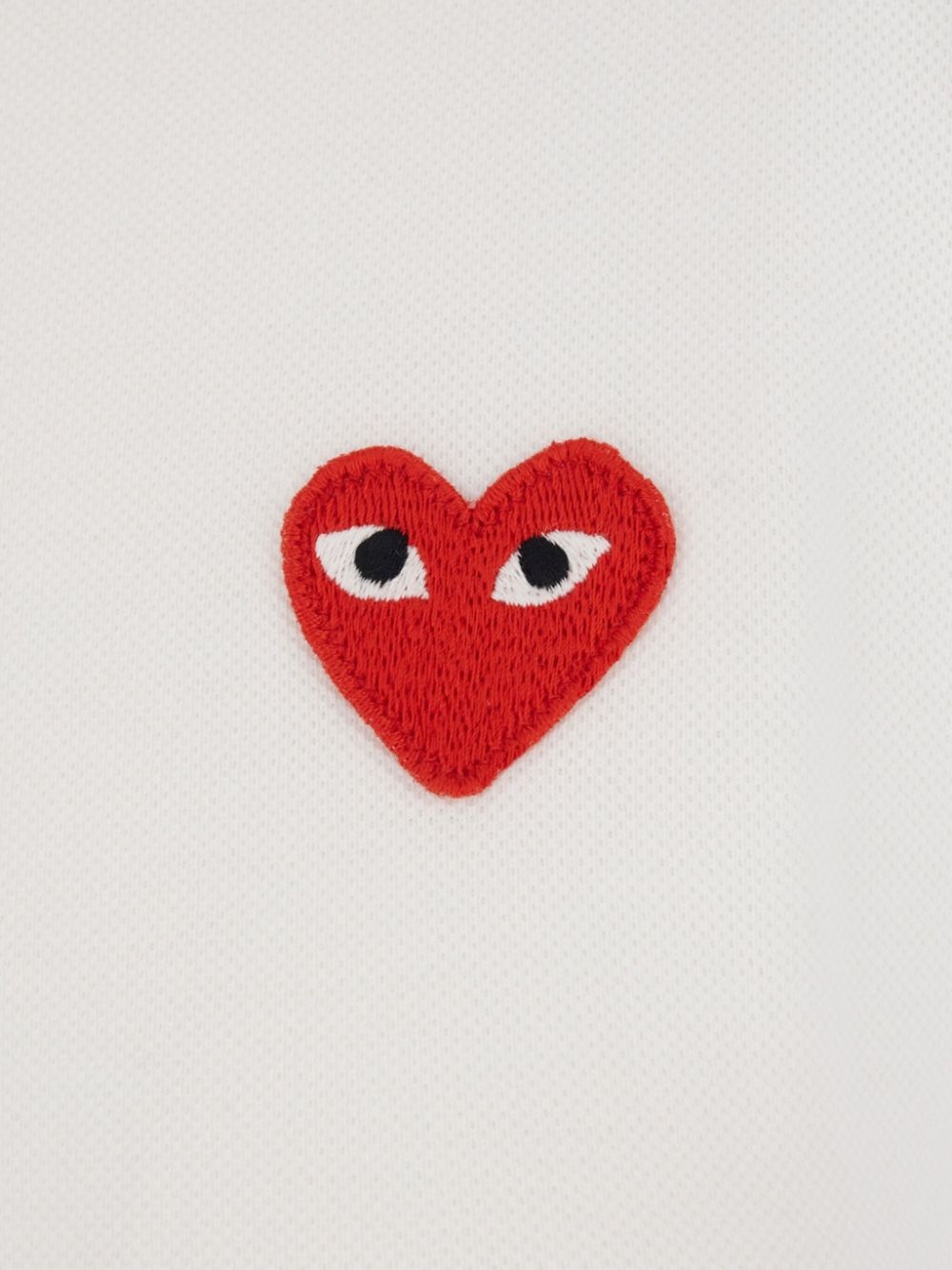 heart-patch polo shirt - 3