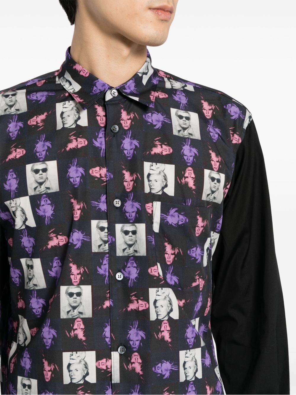 x Andy Warhol Self Portrait cotton shirt - 5