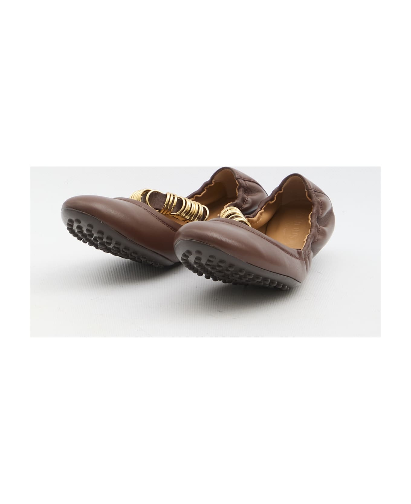 Ballet Flats Wit Eyelets - 2