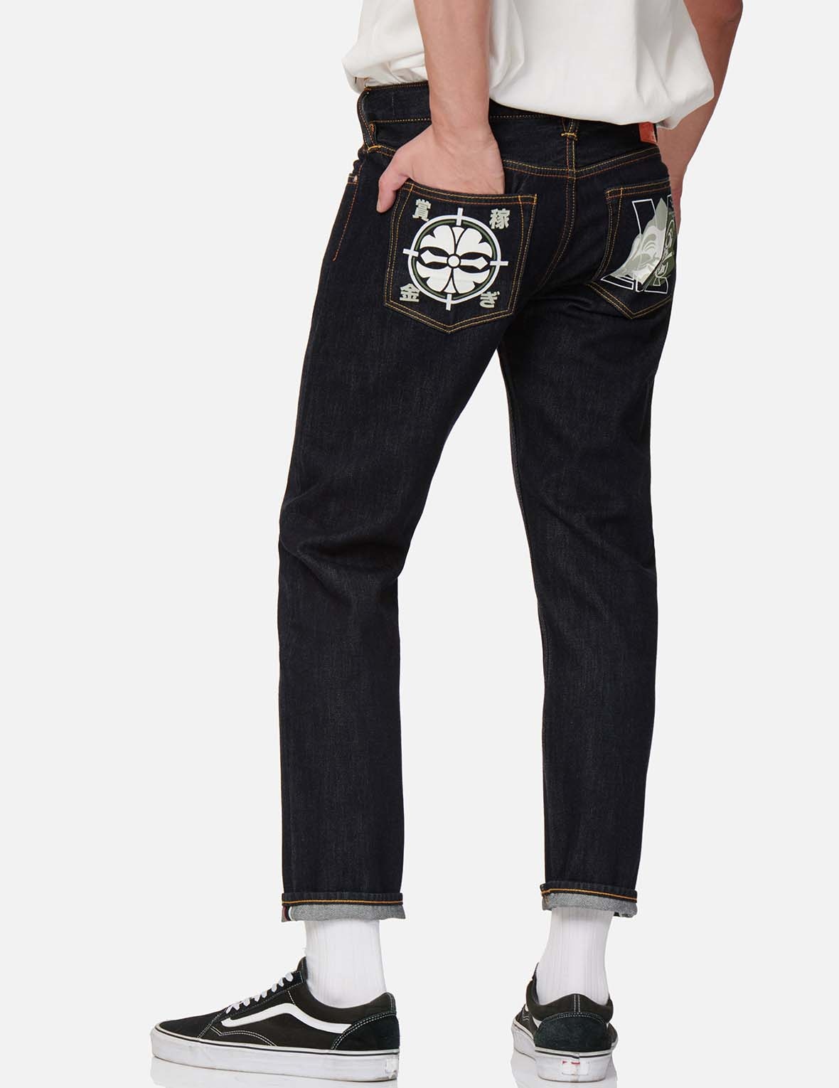 GODHEAD DARUMA AND KAMON SLIM STRAIGHT FIT JEANS #2010 - 3