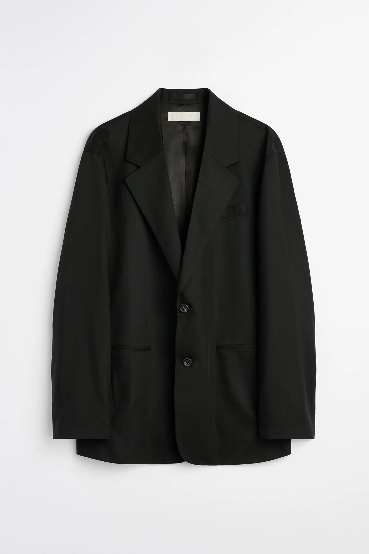 Industry Blazer Void Black Veil Wool - 1