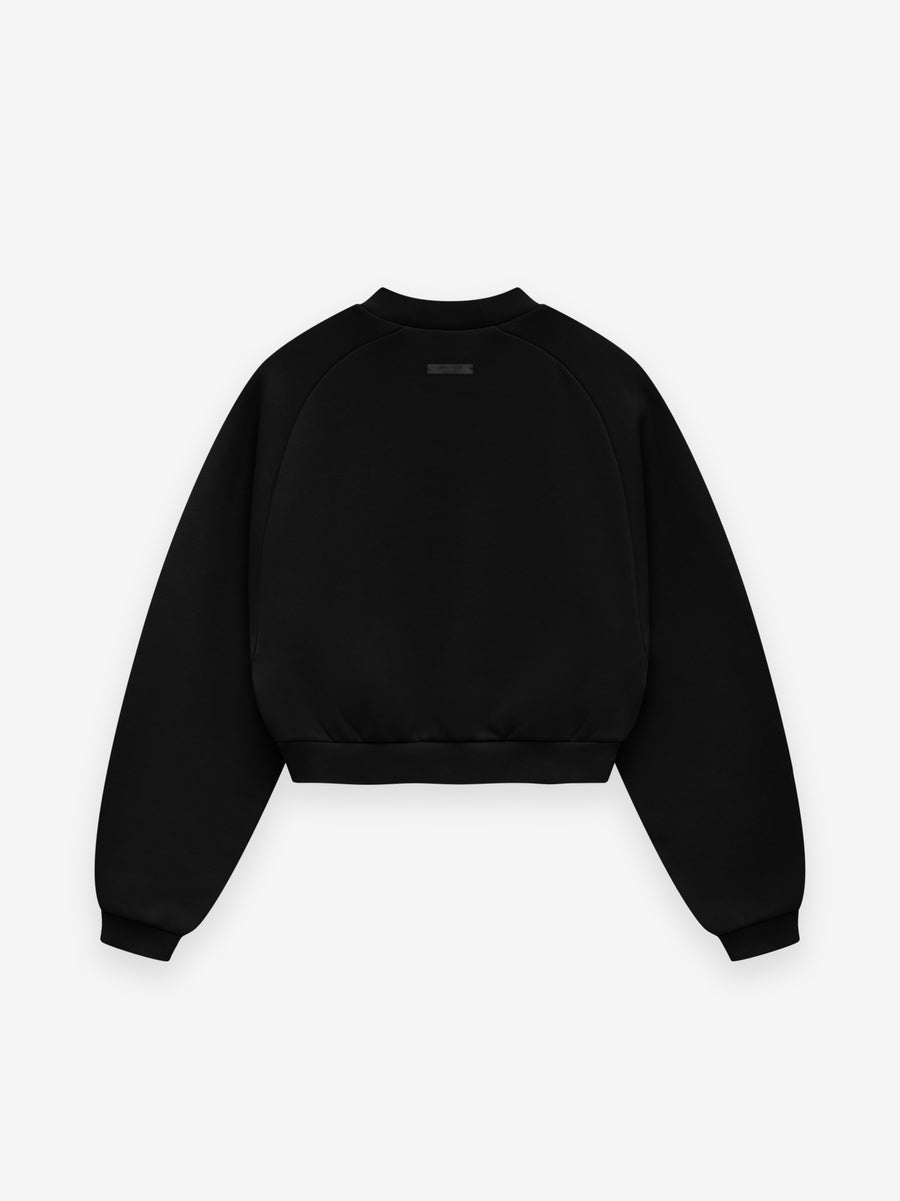 Women's Fleece Cropped Crewneck - 2