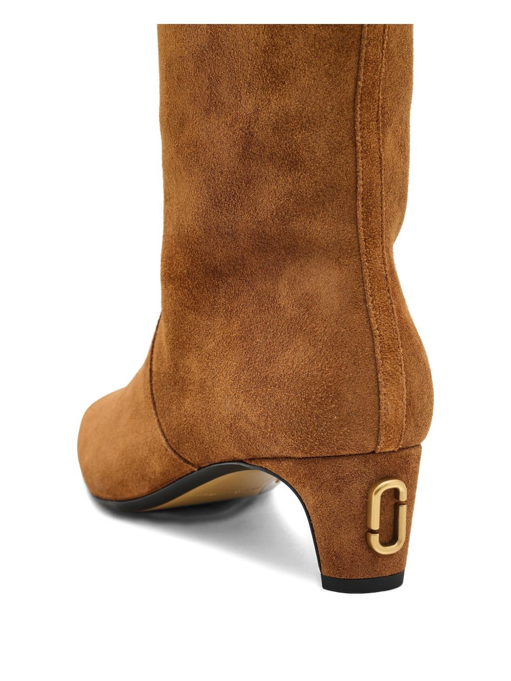 suede pointed-toe boots - 4