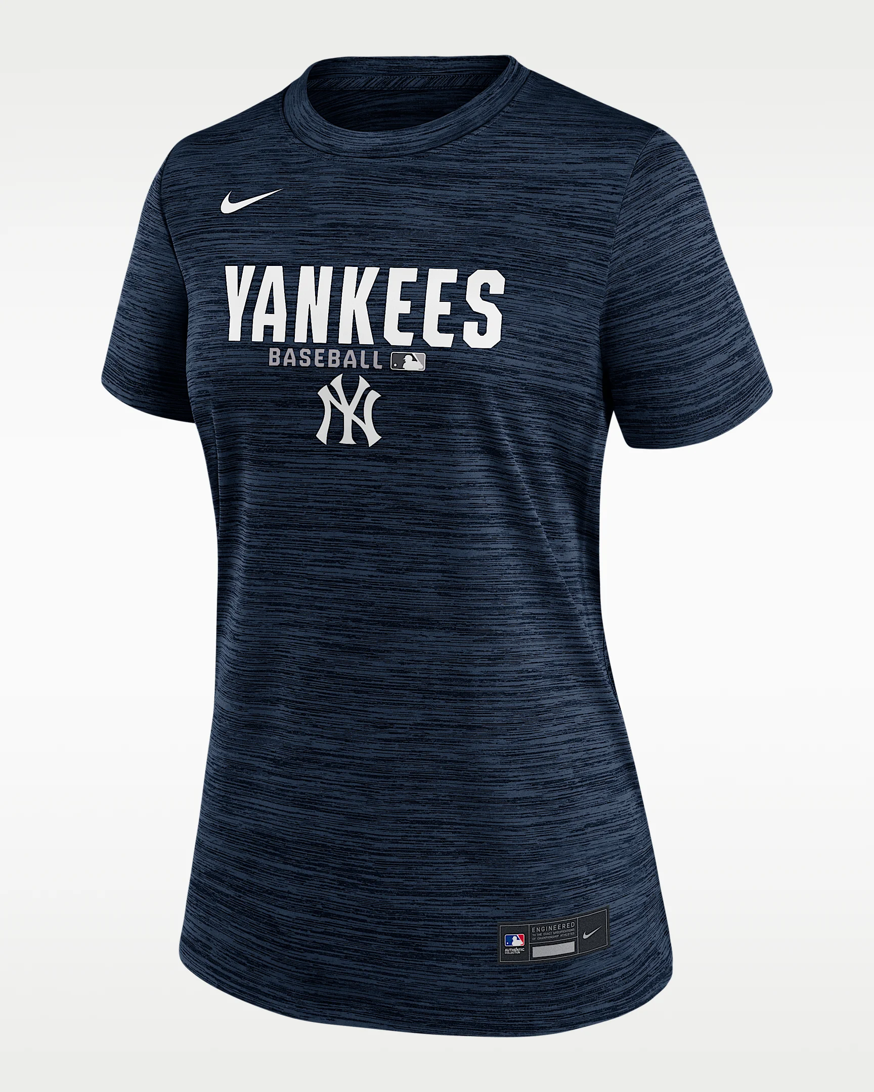 New York Yankees Authentic Collection Velocity Women's Nike Dri-FIT MLB T-Shirt - 1