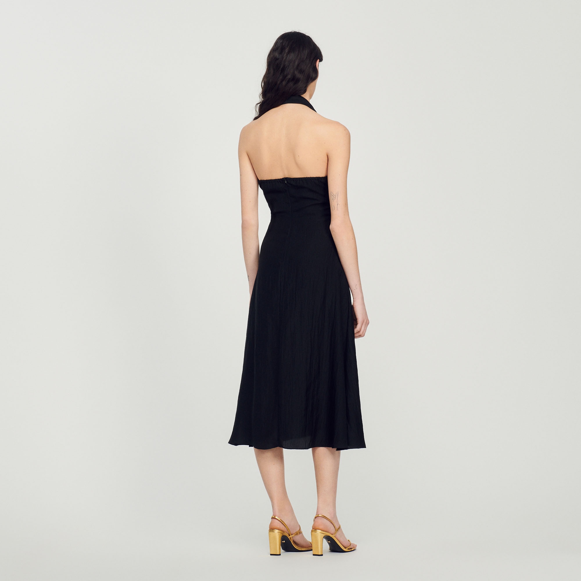 Tied backless dress - 6