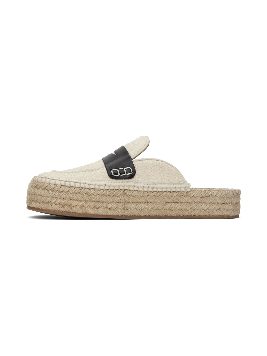 Beige Platform Espadrilles - 3