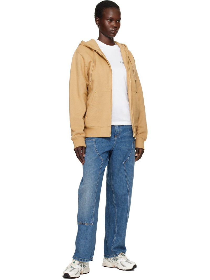 Carhartt Beige Eldon Hoodie outlook