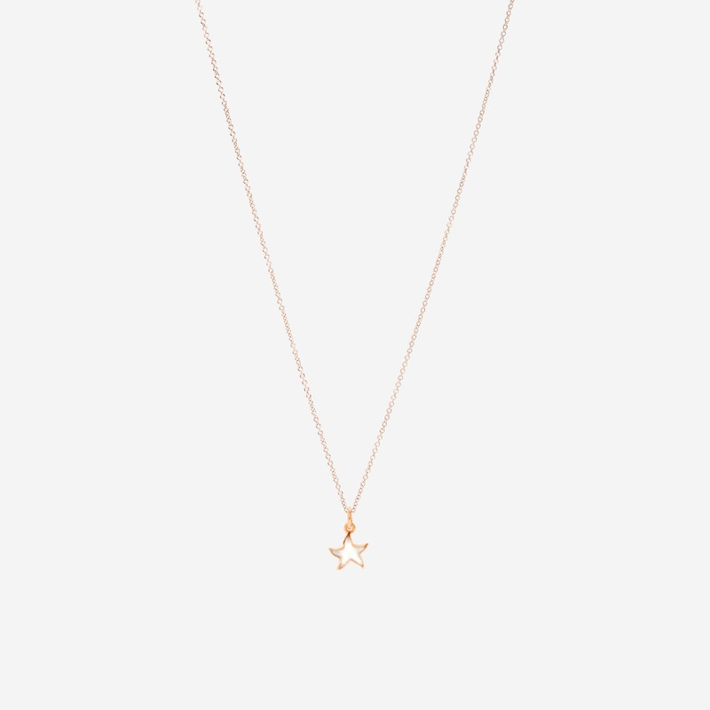 DoDo Rose Gold & Enamel Star Charm outlook