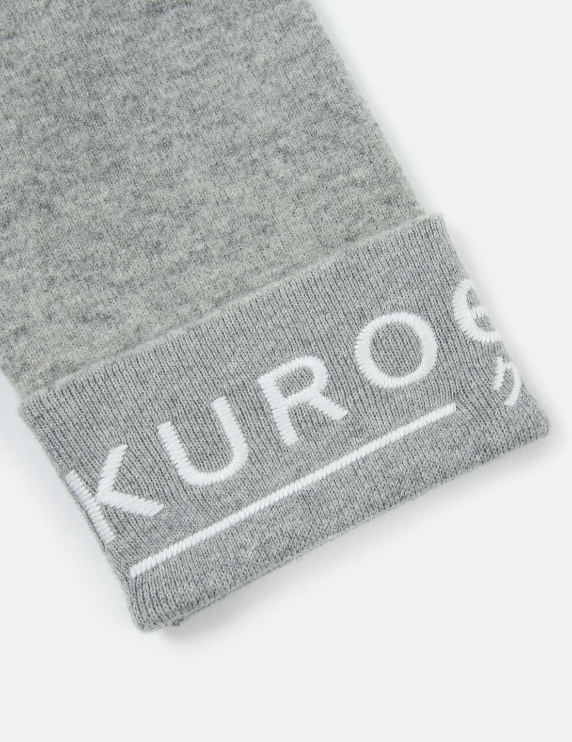 Logo Embroidery Mock Neck Sweater - 8