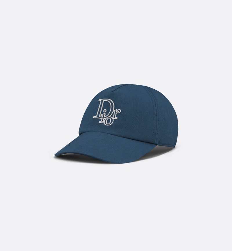 Cap with Centered Dior Oblique 1