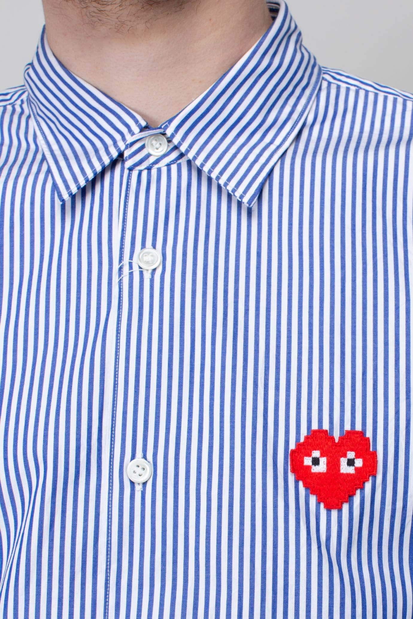 Mens Shirt Woven Stripe - 2