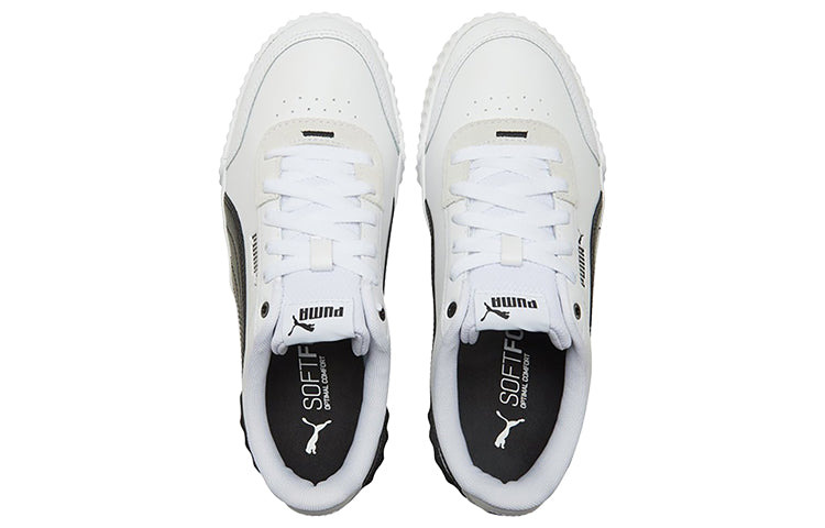 (WMNS) PUMA Carina Lift Shoes Black/White/Grey 373031-16 - 4