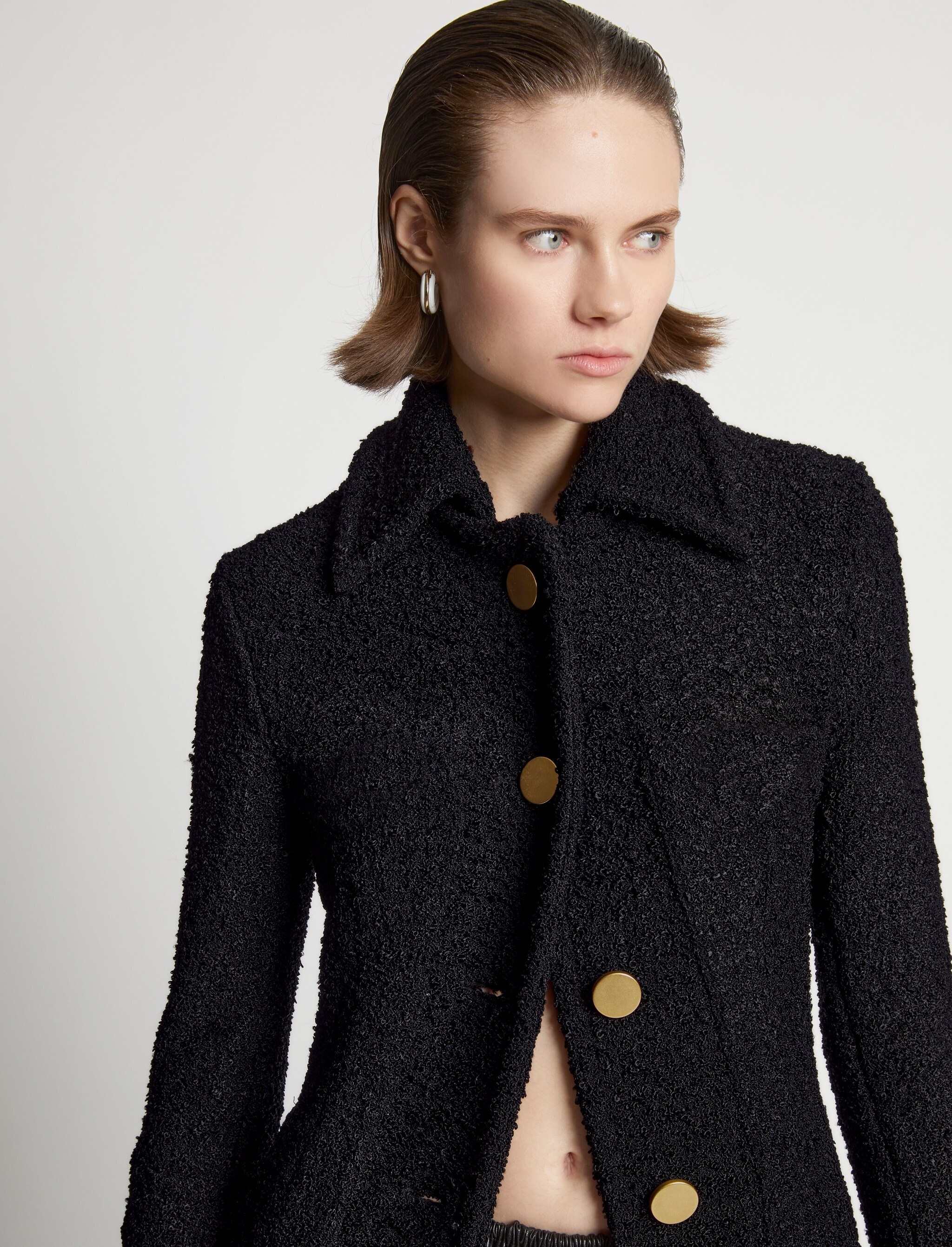 Stretch Boucle Blazer - 6