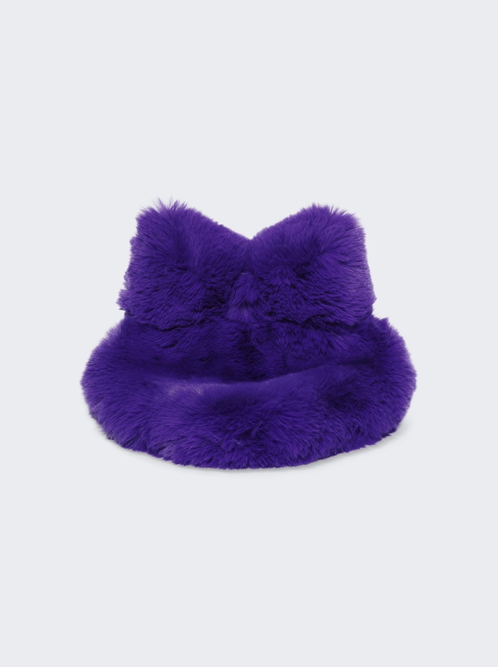 【関税込み】Acne Studios パープル Fluffy リボン ハット Acne Studios Faux Fur Hat Purple | thewebster | REVERSIBLE