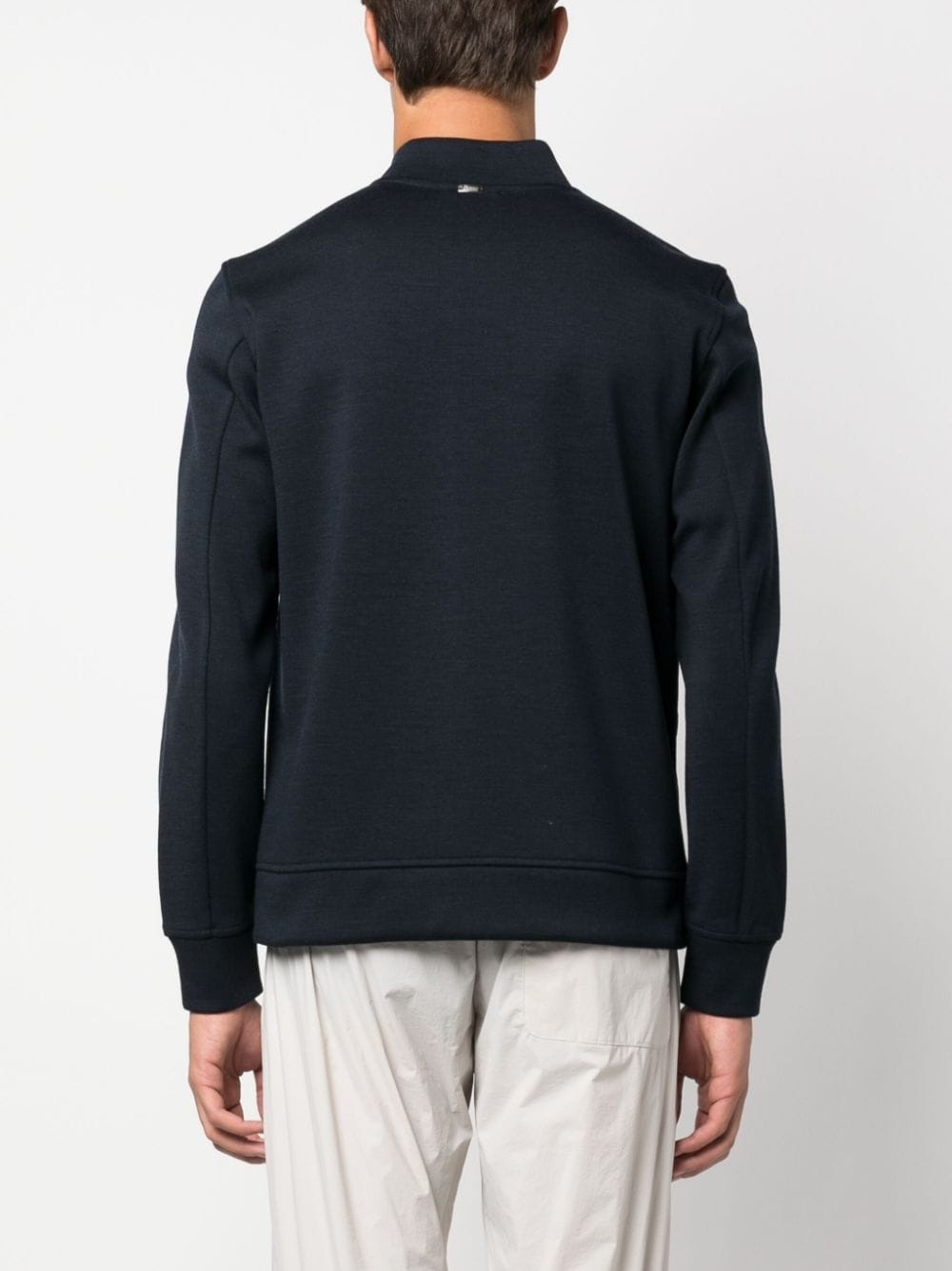 contrasting-sleeves padded jacket - 4