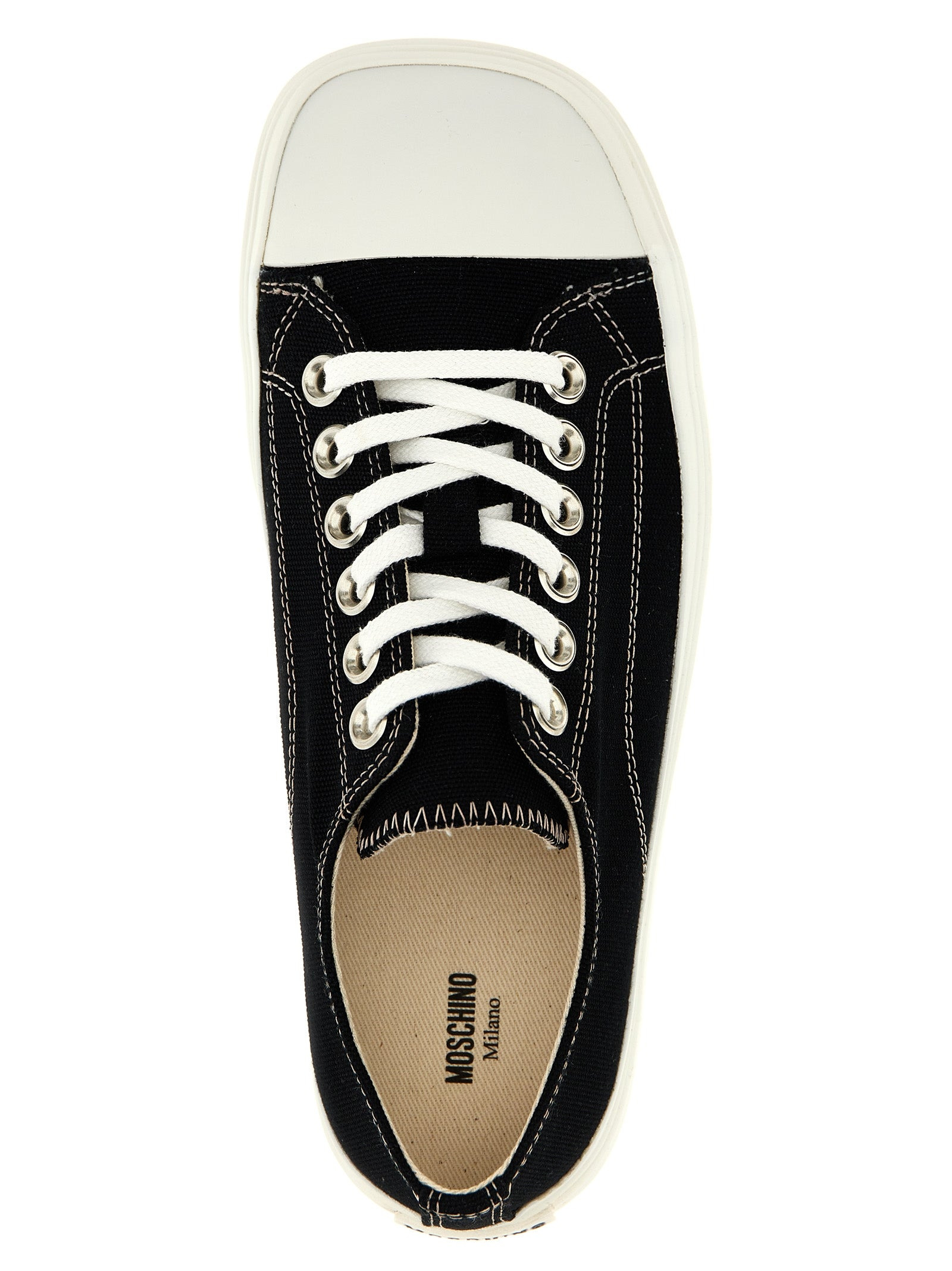 Moschino Women Canvas Sneakers - 4