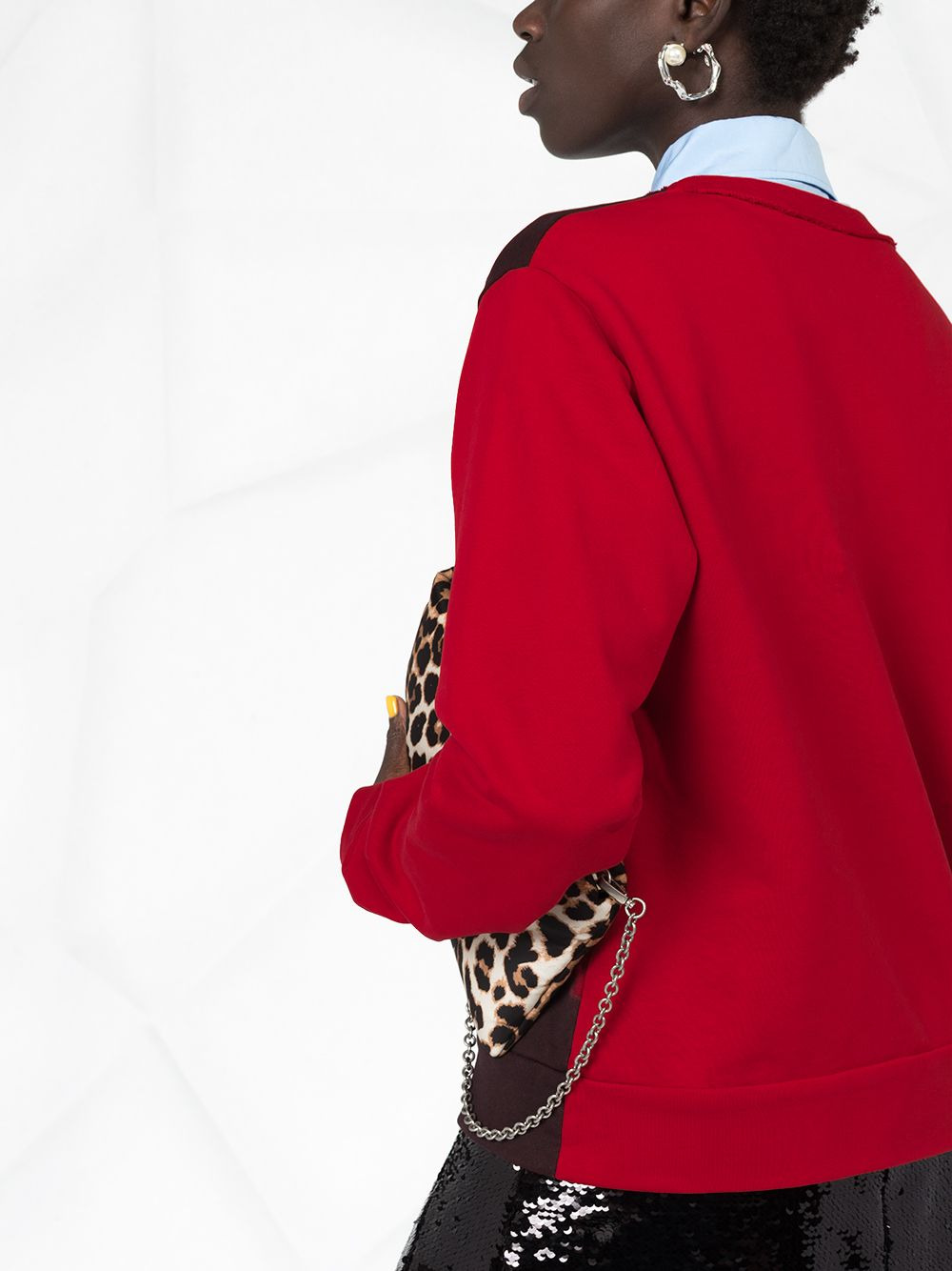 woman print sweatshirt - 5