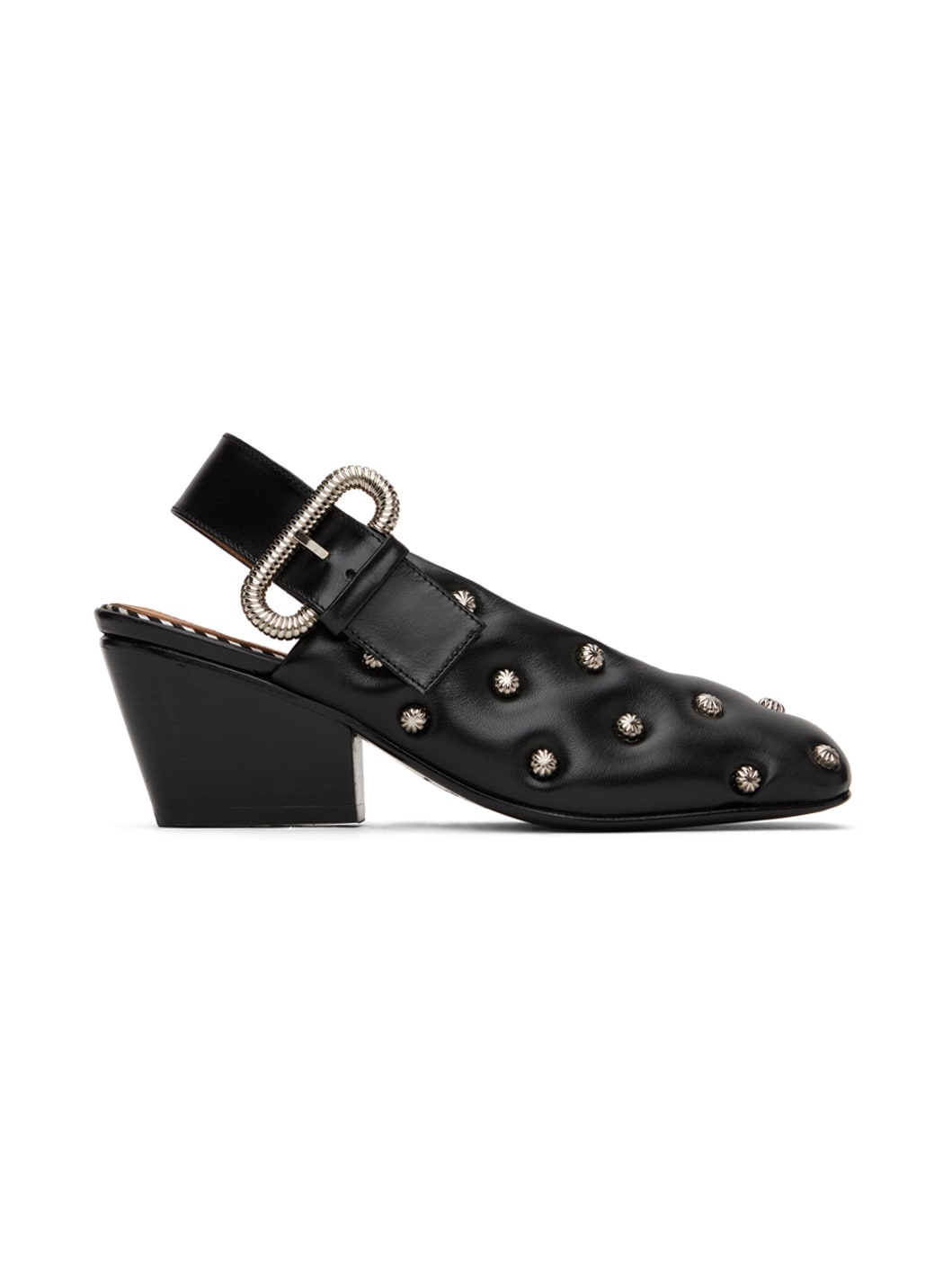 SSENSE Exclusive Black Embellished Heels - 1