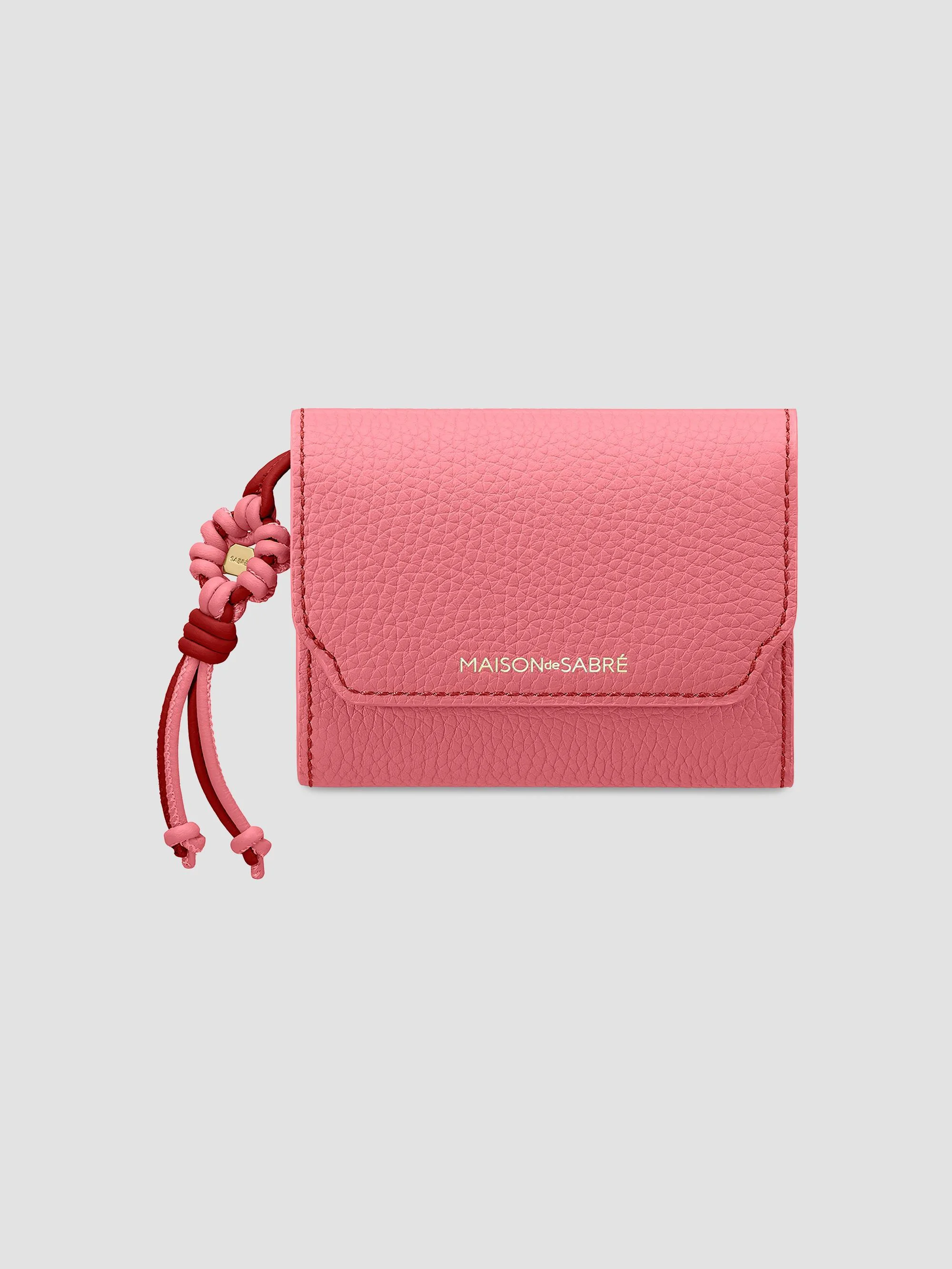 Women's Bloom Edition Leather Trifold Wallet - Candy Brick - 1