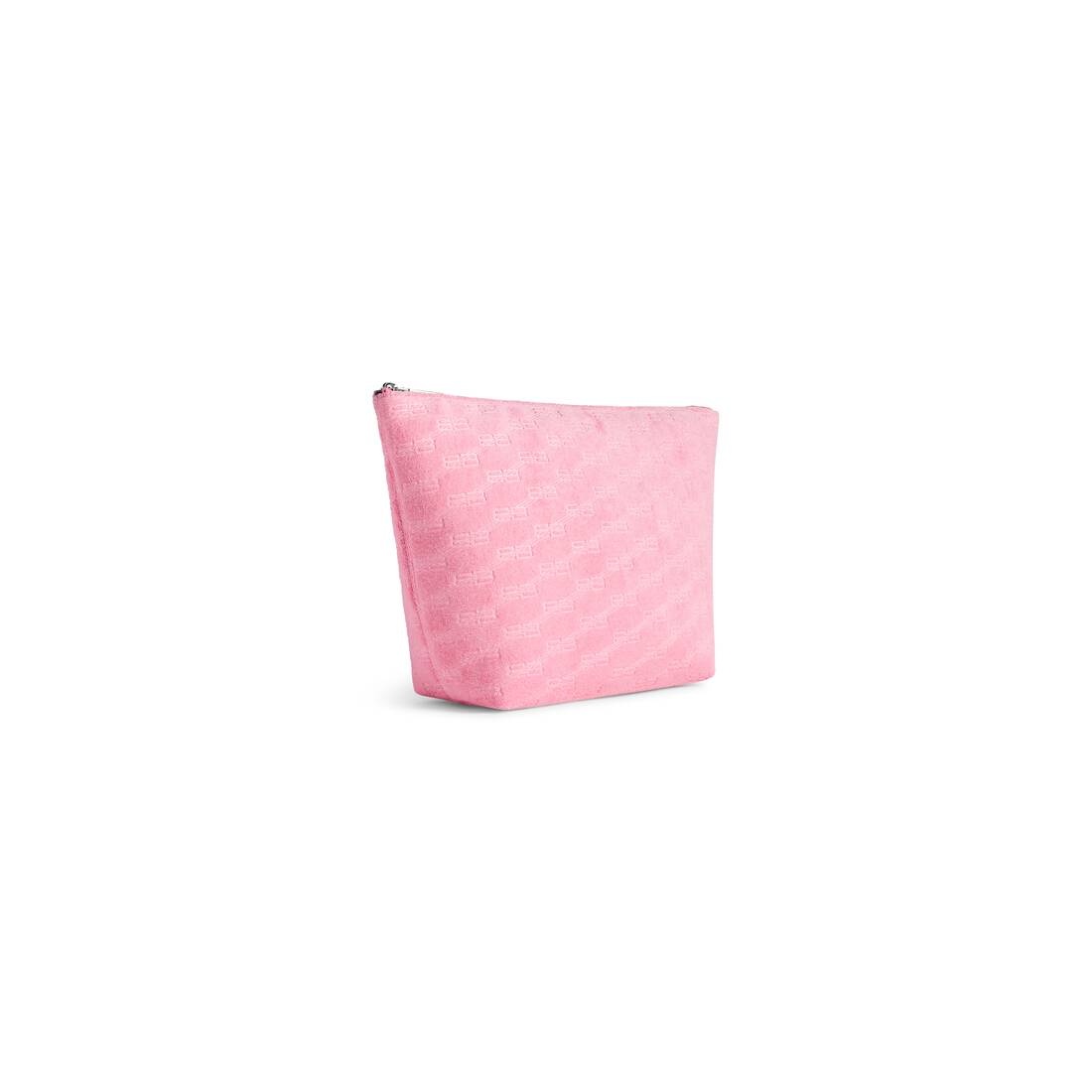 Women's Jumbo Medium Pouch Bb Monogram Sponge Fabric in Pink - 2