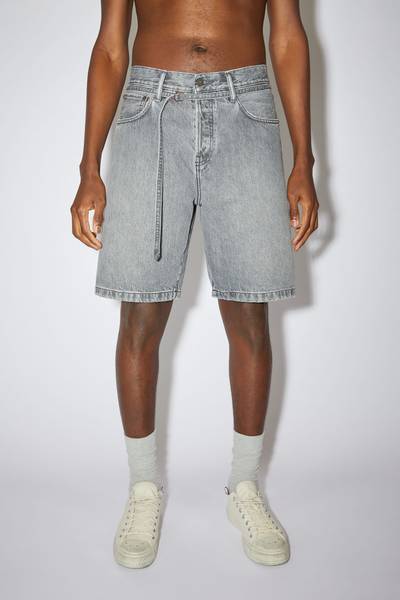 Acne Studios Cotton denim shorts - Grey outlook