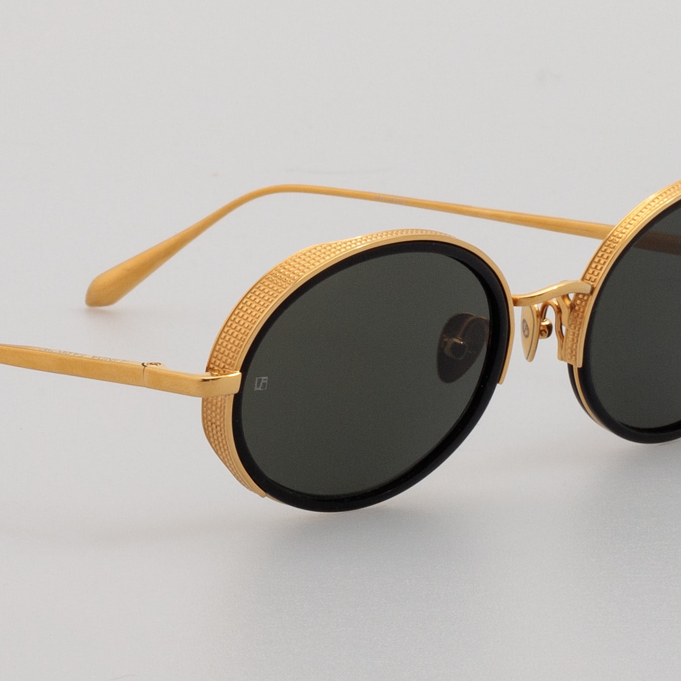 Finn Sunglasses in Yellow Gold - 5