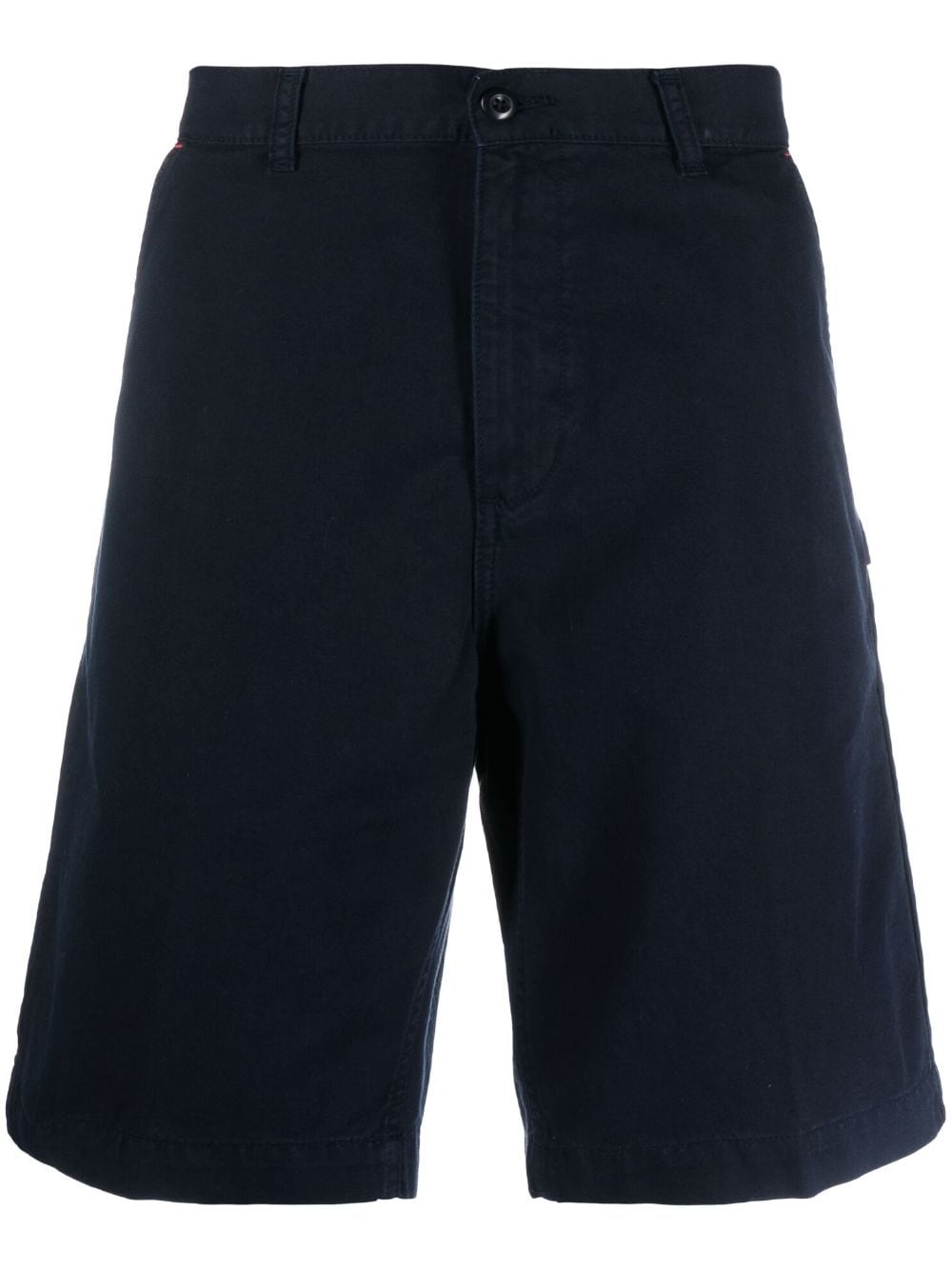 wide-leg cotton shorts - 1