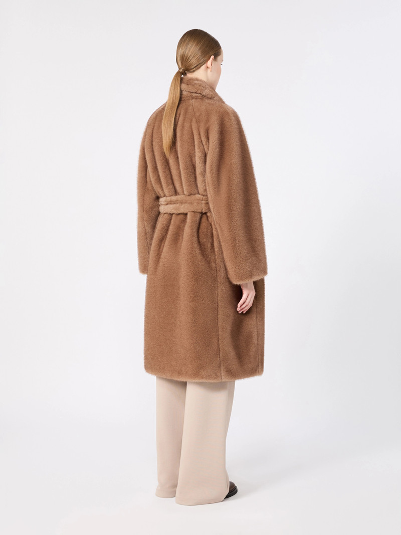 MISS Soft-textured wrap coat - BEIGE 4