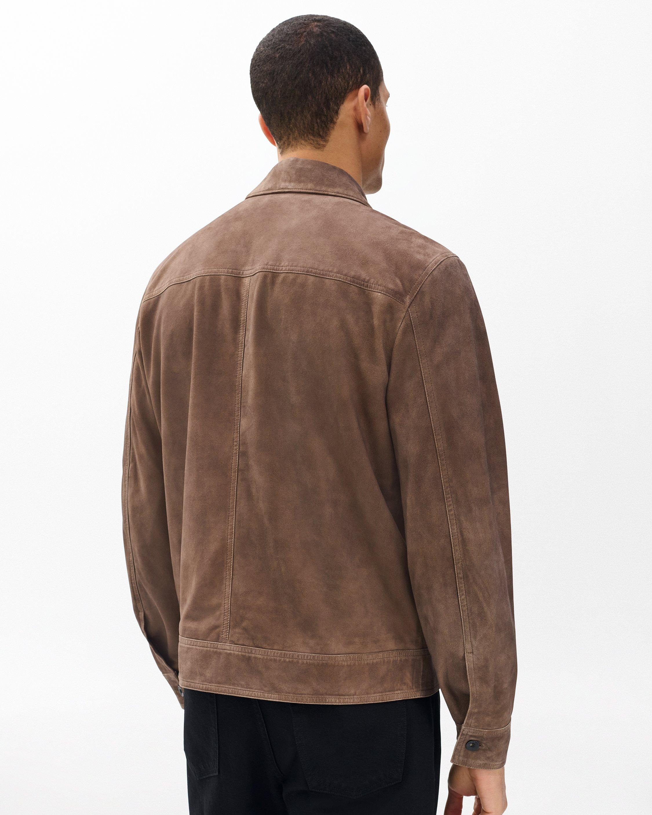 rb Suede Trucker Jacket - 6