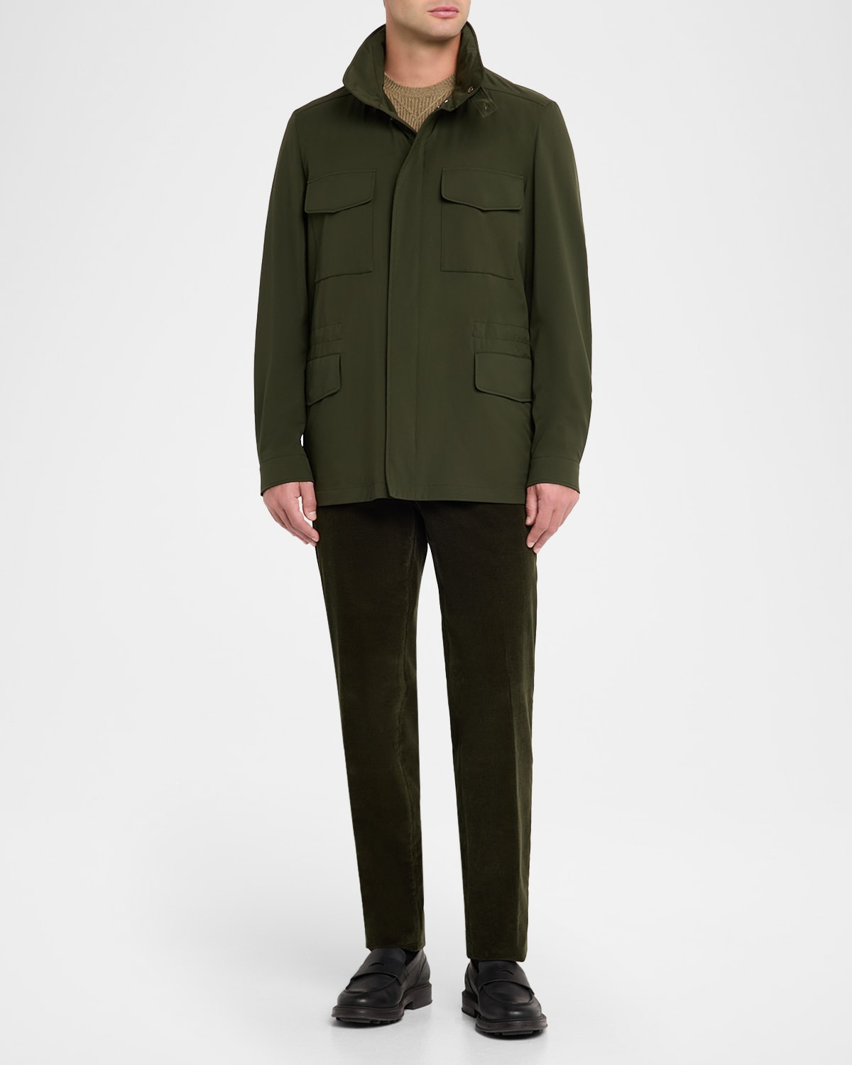 Men's Traveller Storm System Microfiber Field Jacket with Hood - 2