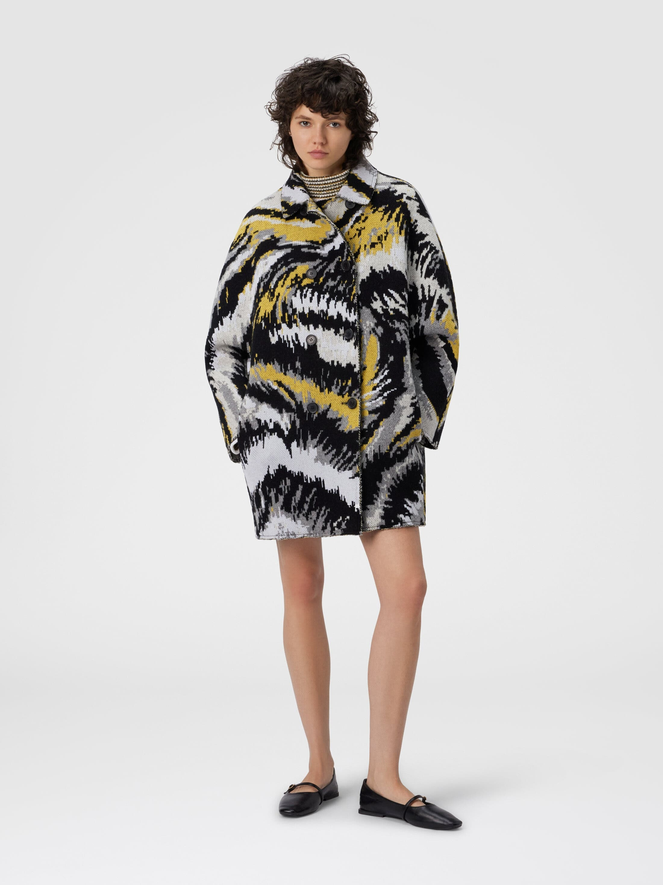 Missoni Double-breasted Caban With Tiger Pattern in Multicoloured at Nordstrom - 2