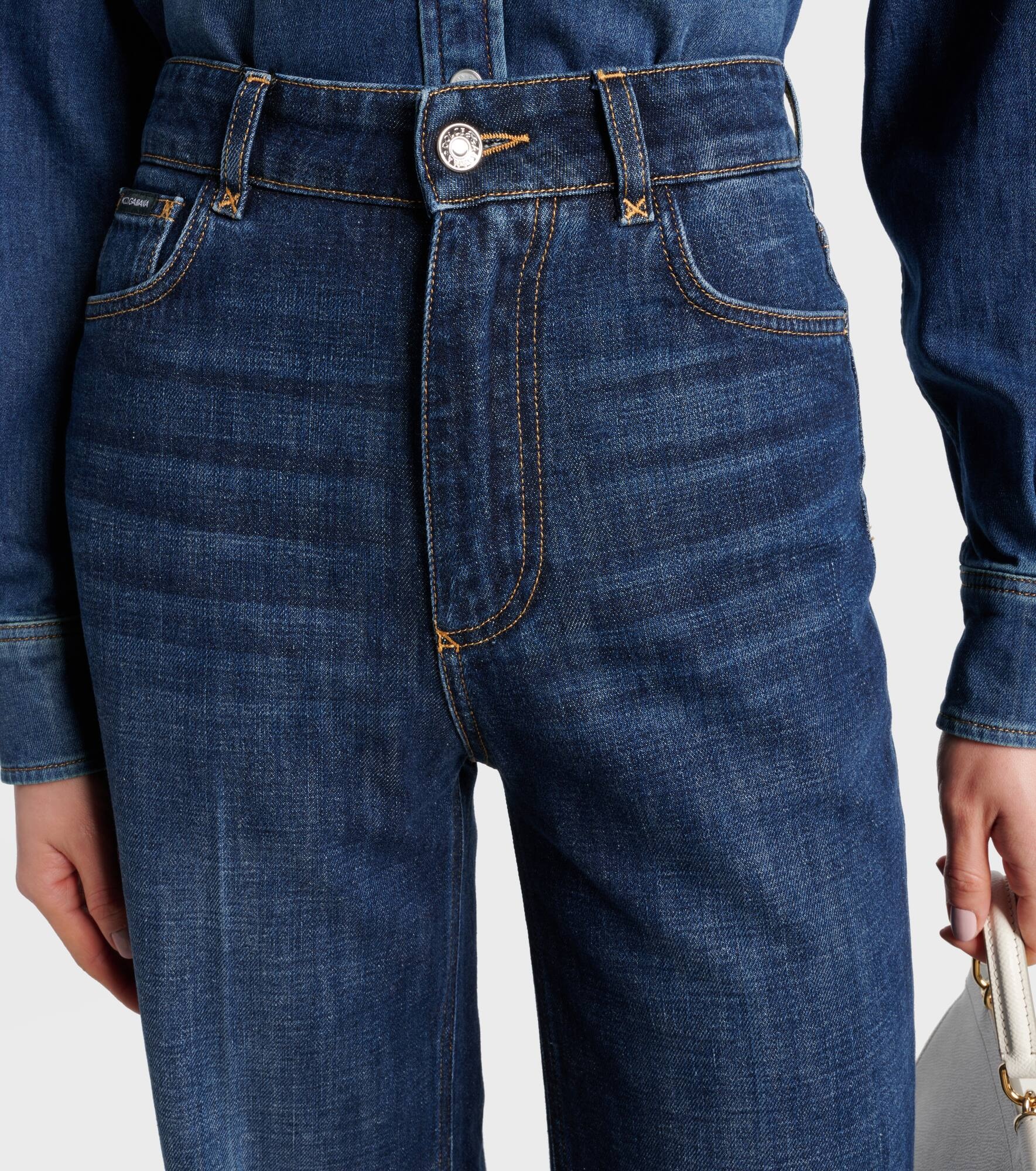 High-rise wide-leg jeans - 4