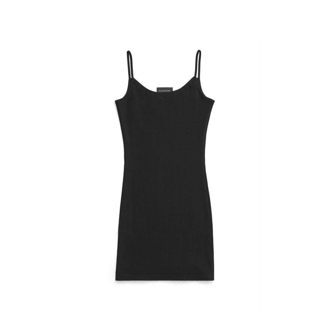 Women's Outside Loop Strap Mini Dress in Black Faded - 6