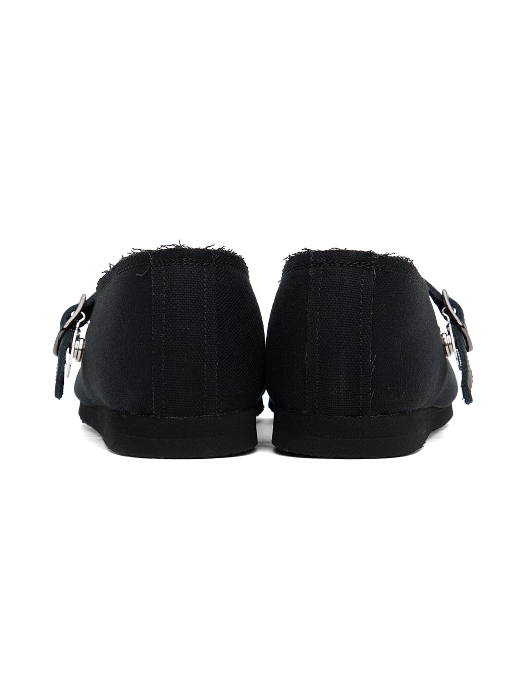 Black Oxford Mary Jane Ballerina Flats - 2