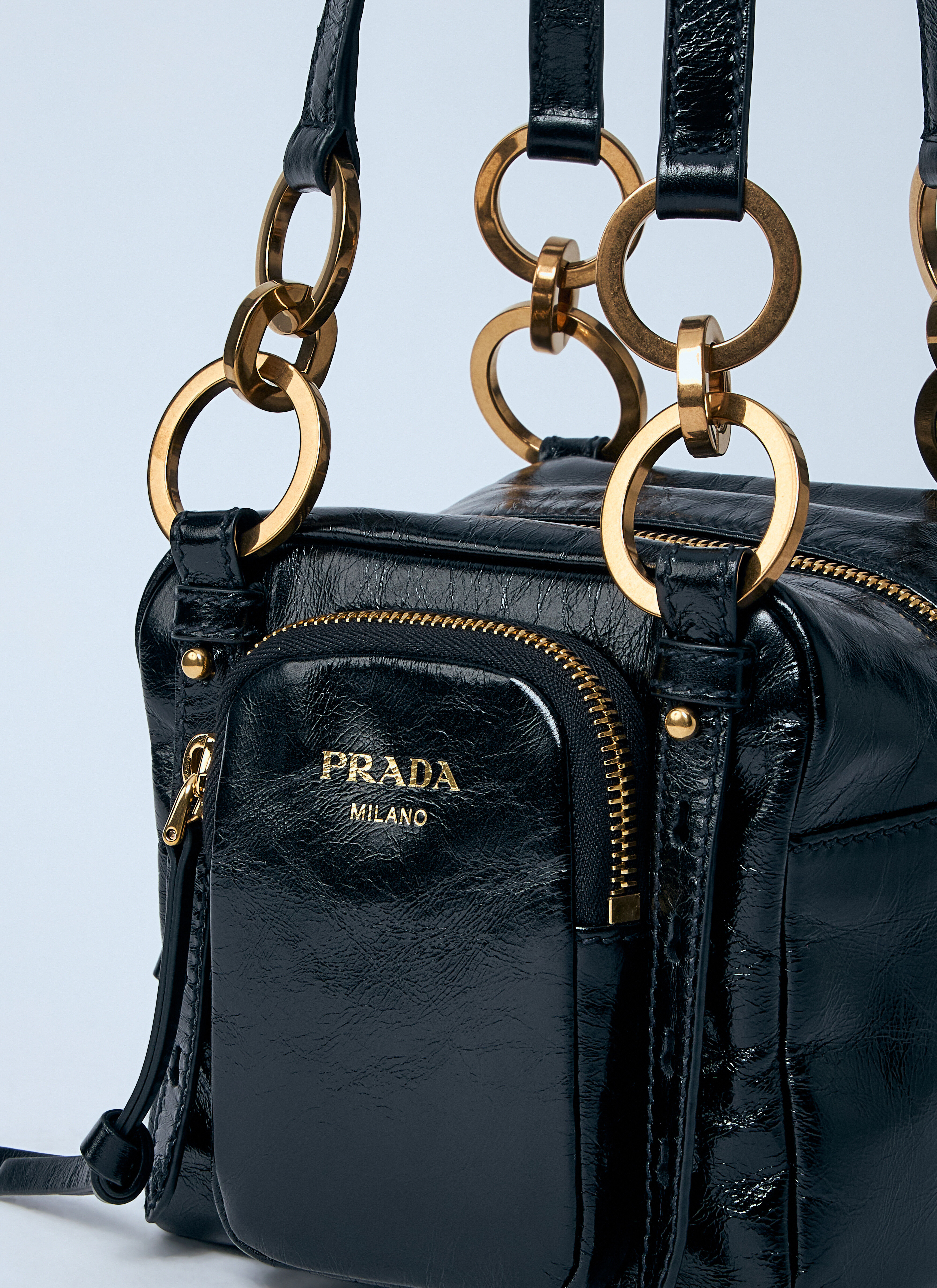 Mini Dangle Leather Handbag - 4