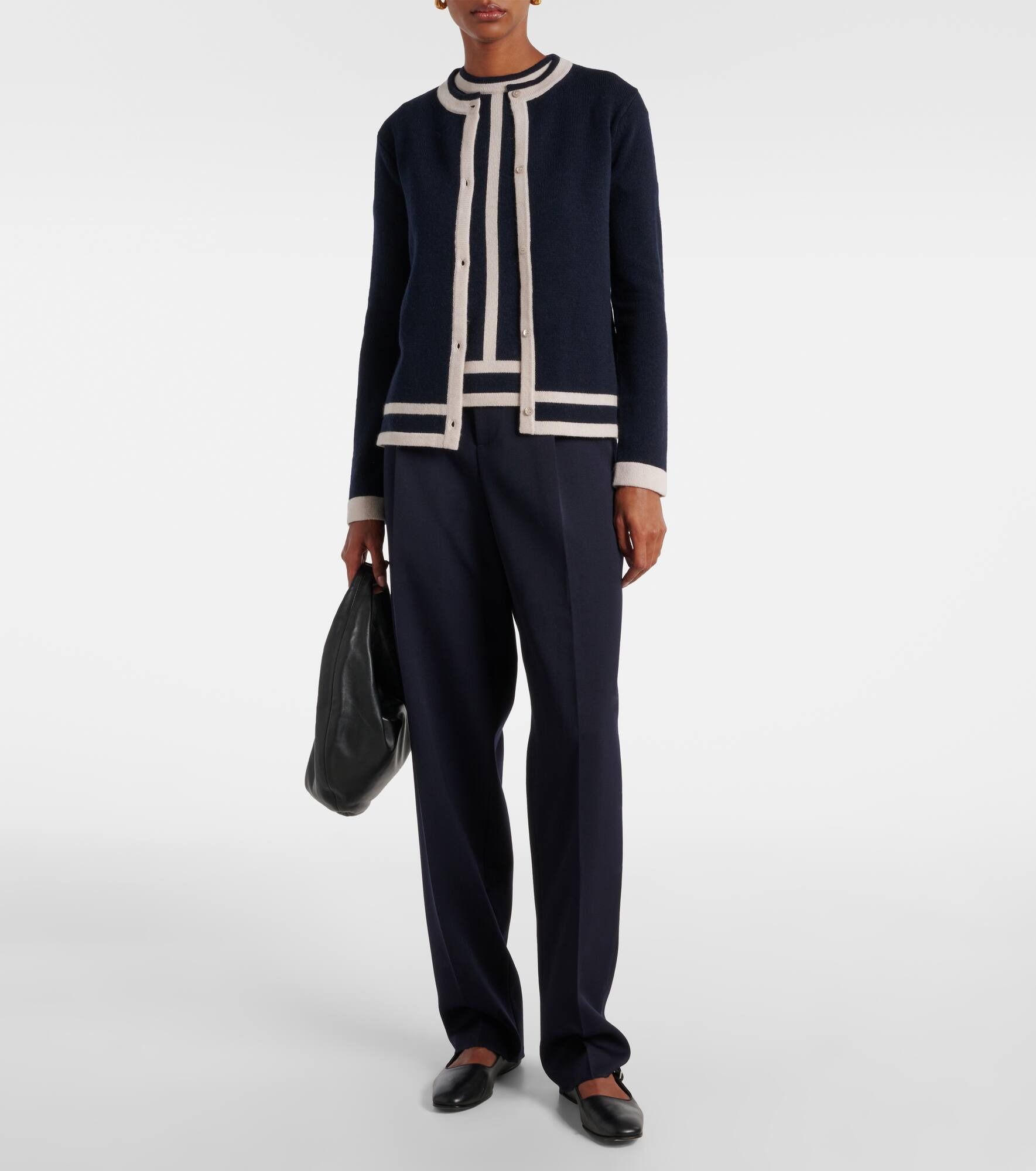 Usuale wool and cashmere top - 2