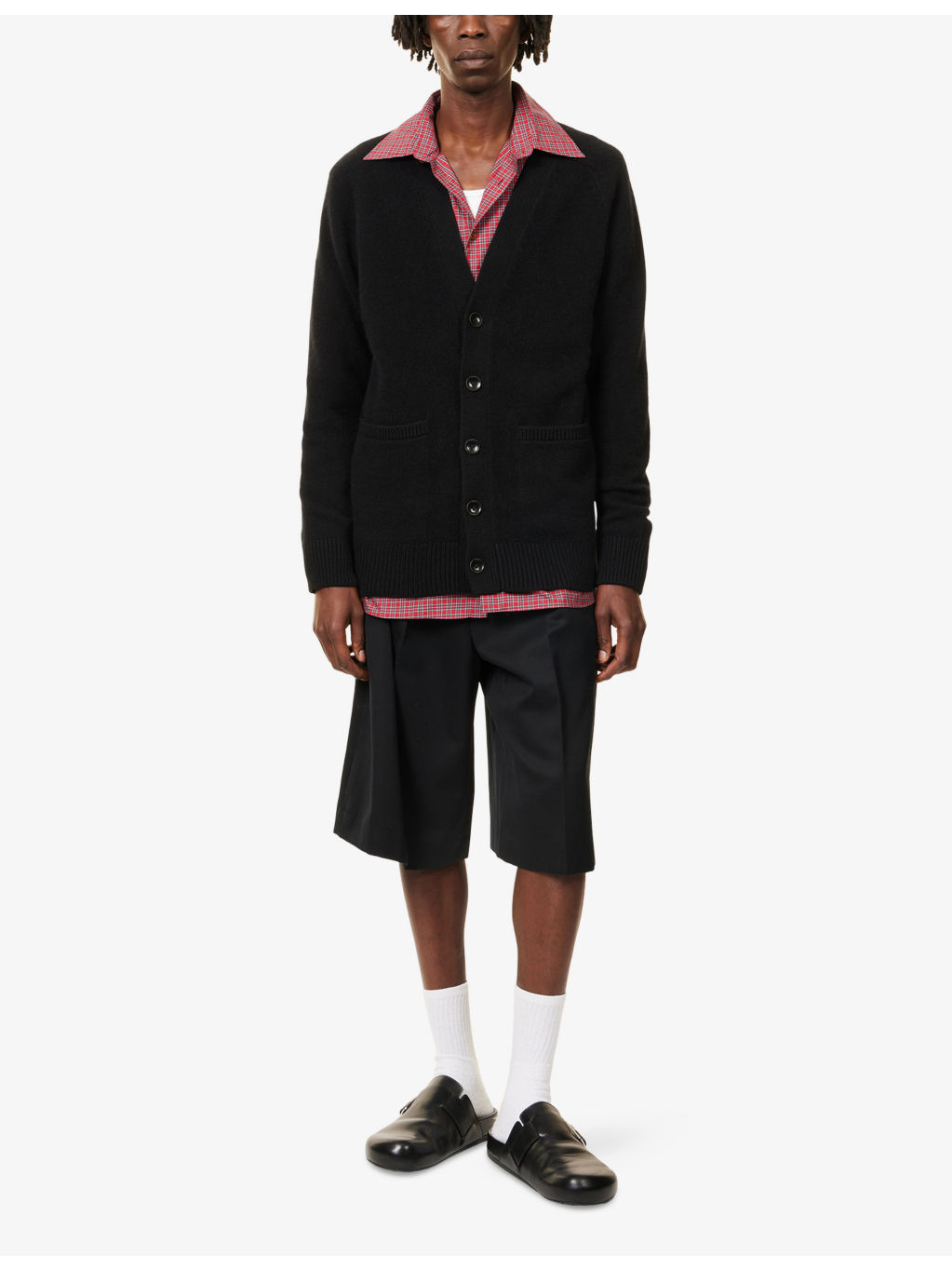 Relaxed-Fit V-Neck Cashmere Cardigan - 2