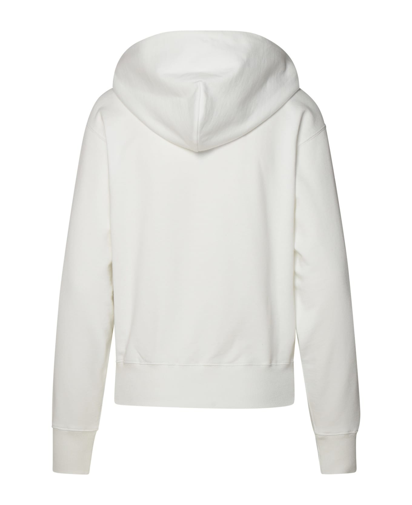 White Cotton Sweatshirt - 3