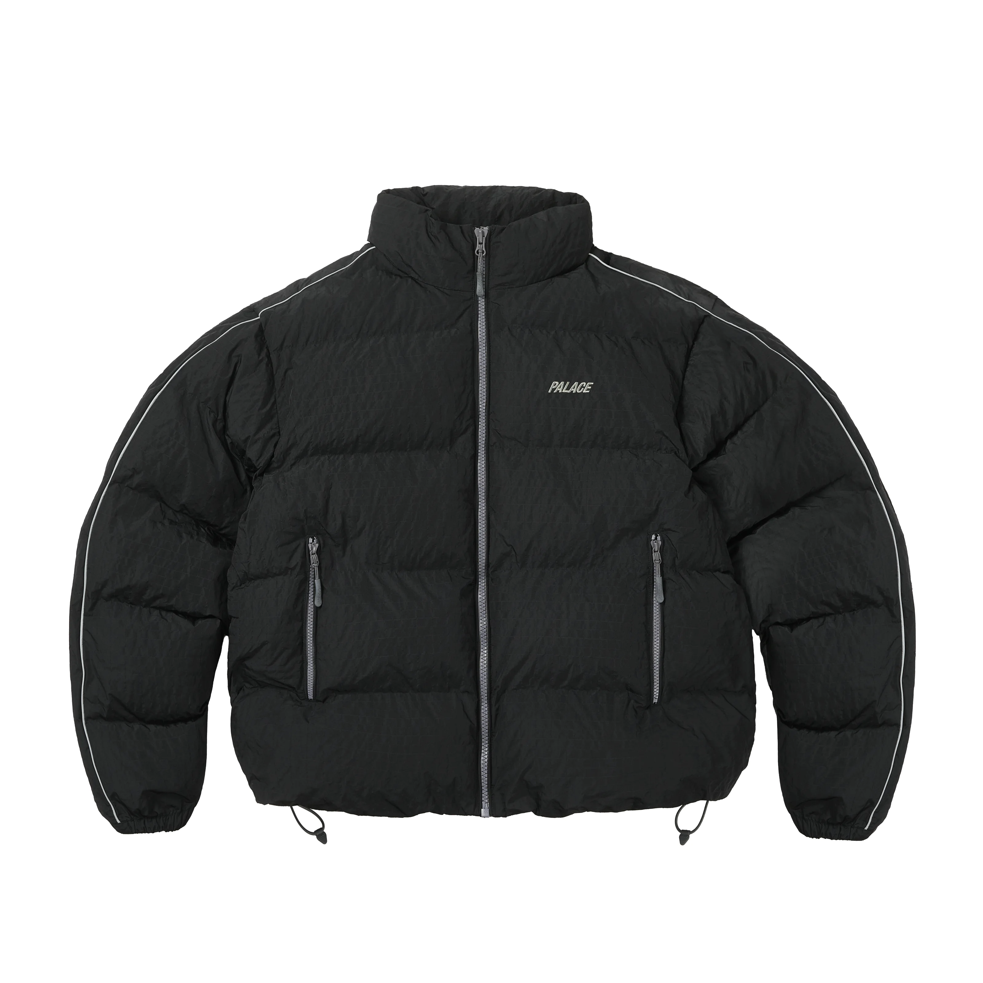 BIG RIPSTOP PUFFA JACKET BLACK - 1