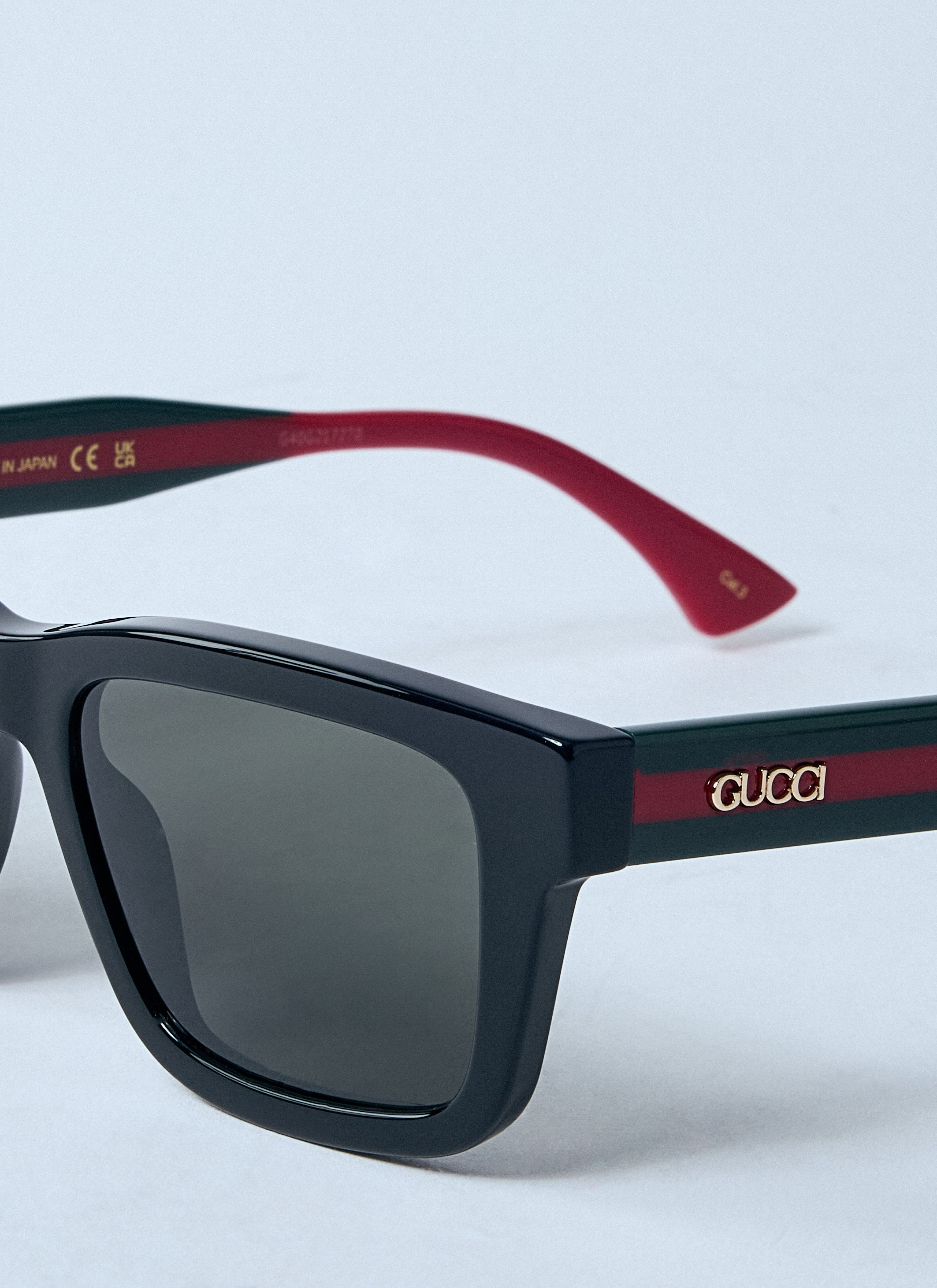 Gucci Men Rectangle Frame Sunglasses - 4