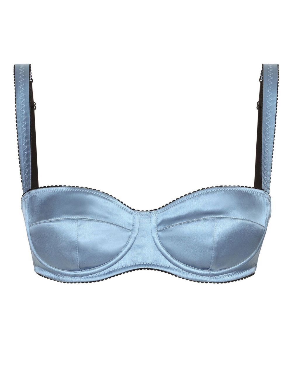 Satin Balconette Bra - 1