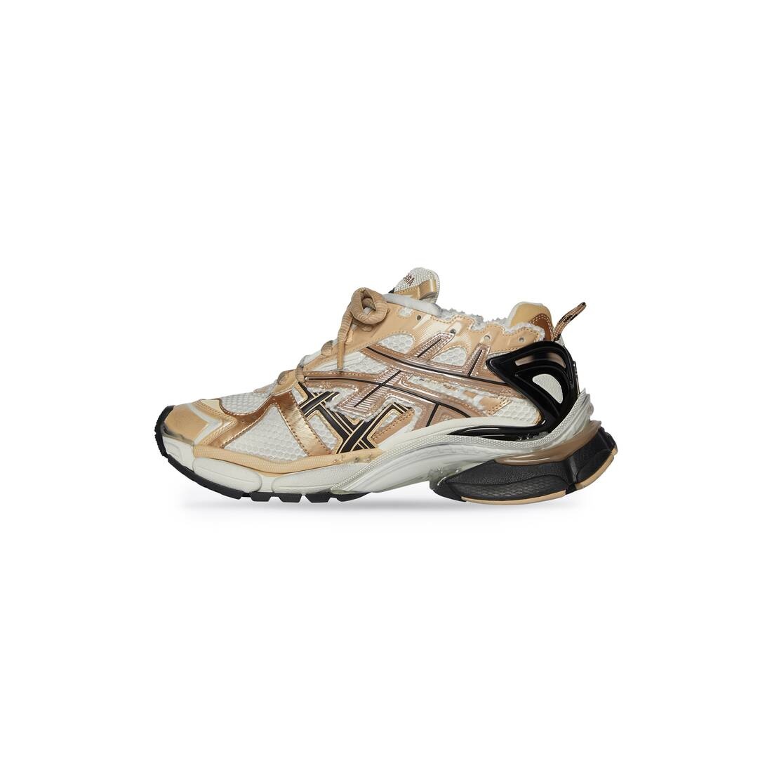 Men's Runner Sneaker in Beige - 4