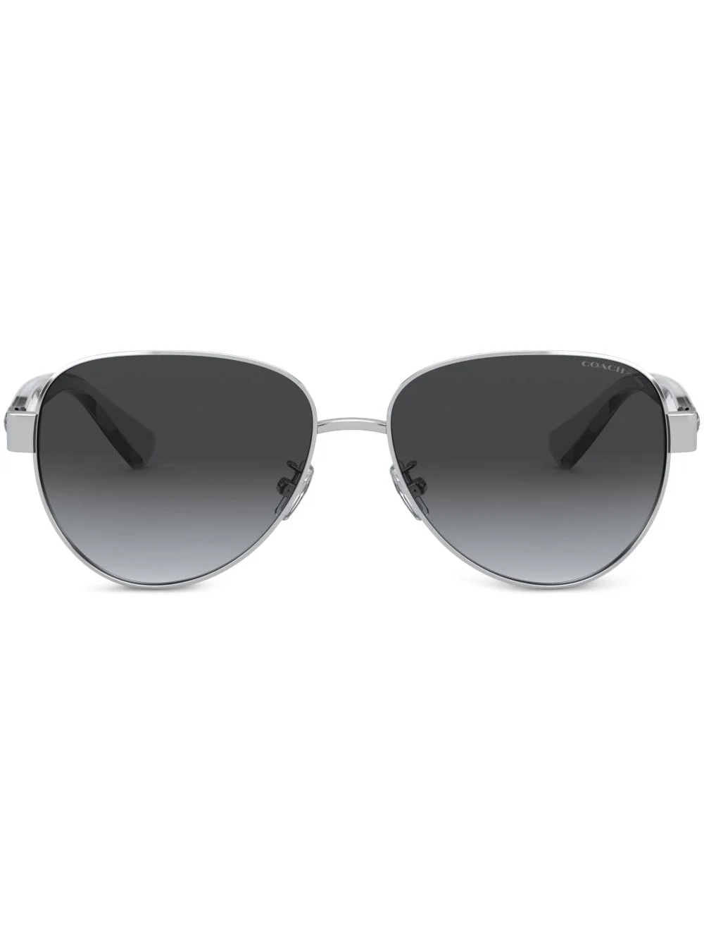 pilot-frame gradient sunglasses - 1