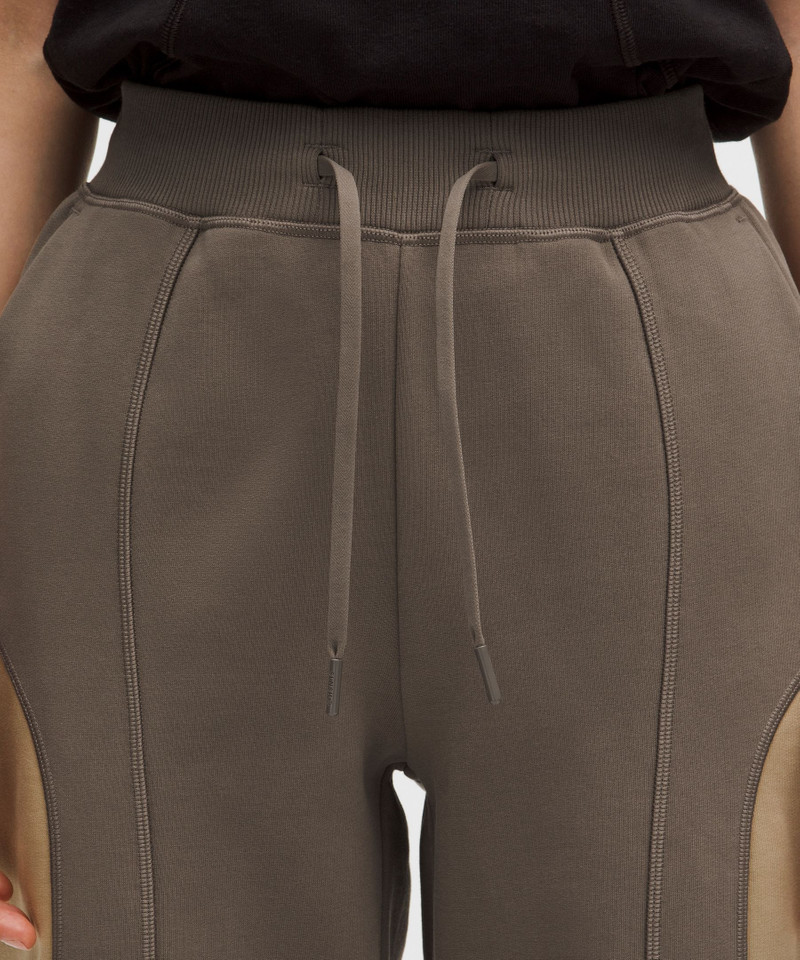 Cotton Fleece Mid-Rise Straight-Leg Pant *SLNSH Collection 4