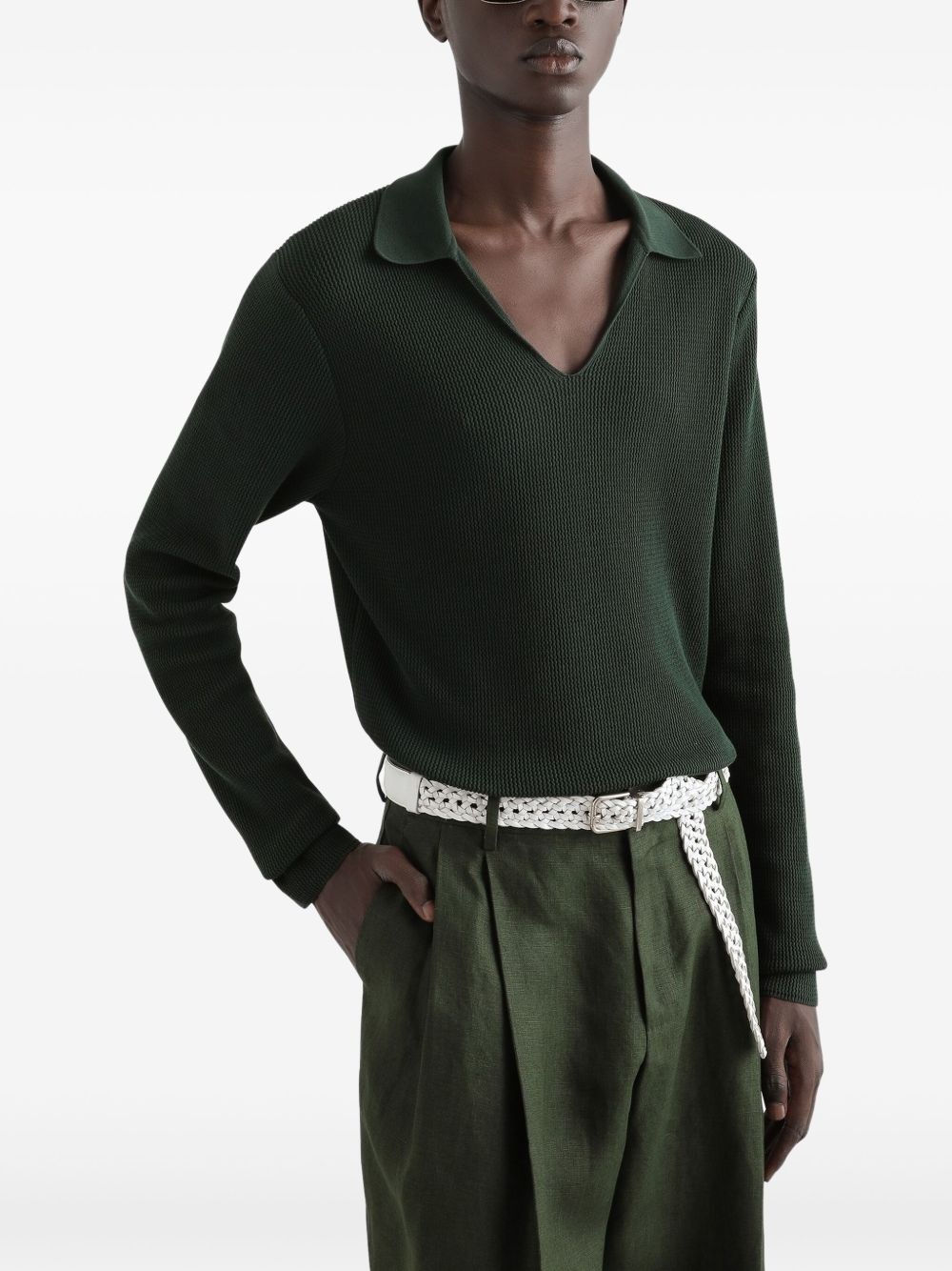 ribbed-knit sweater - 4