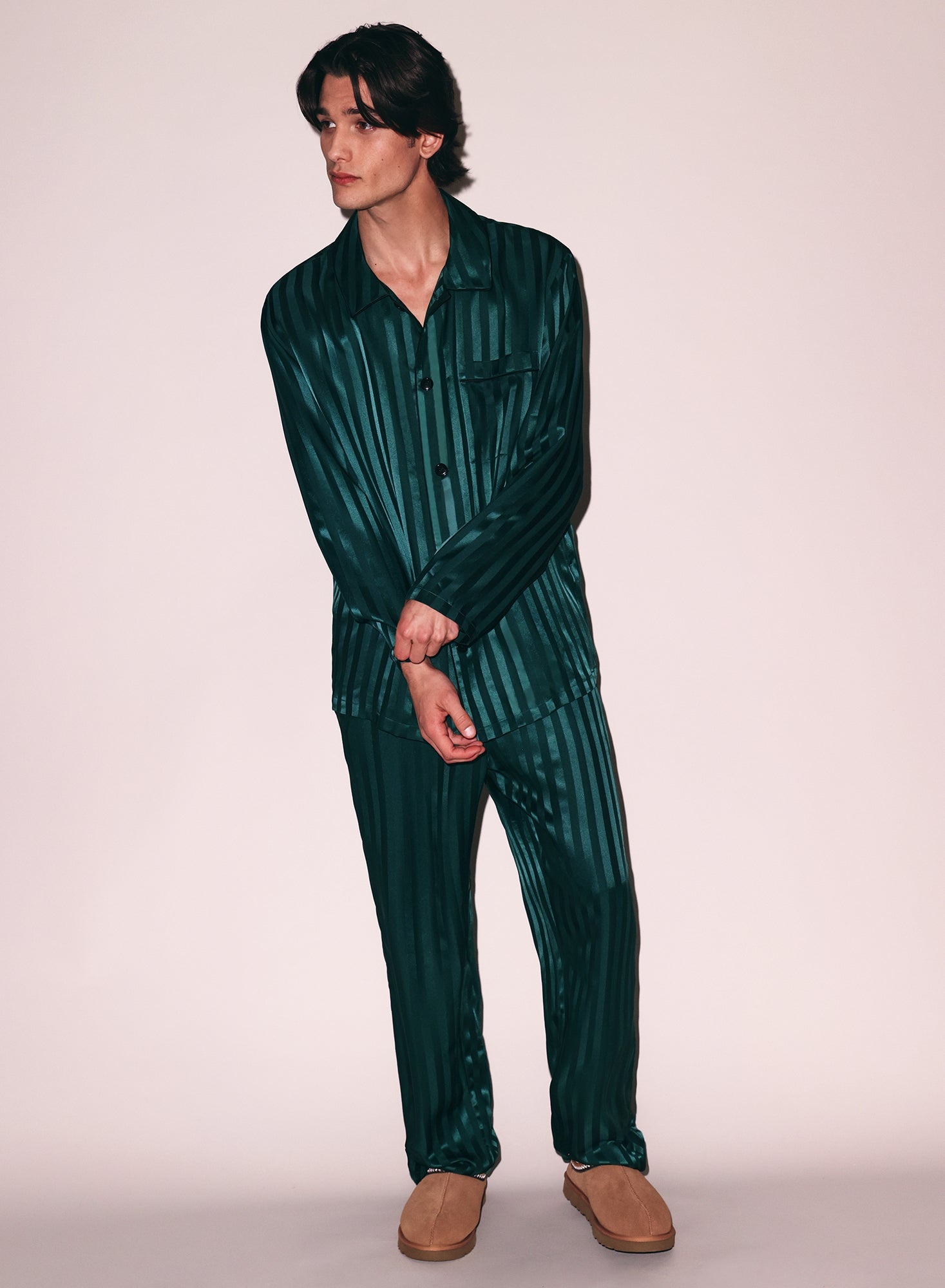 Silk Jacquard PJ Top - 4
