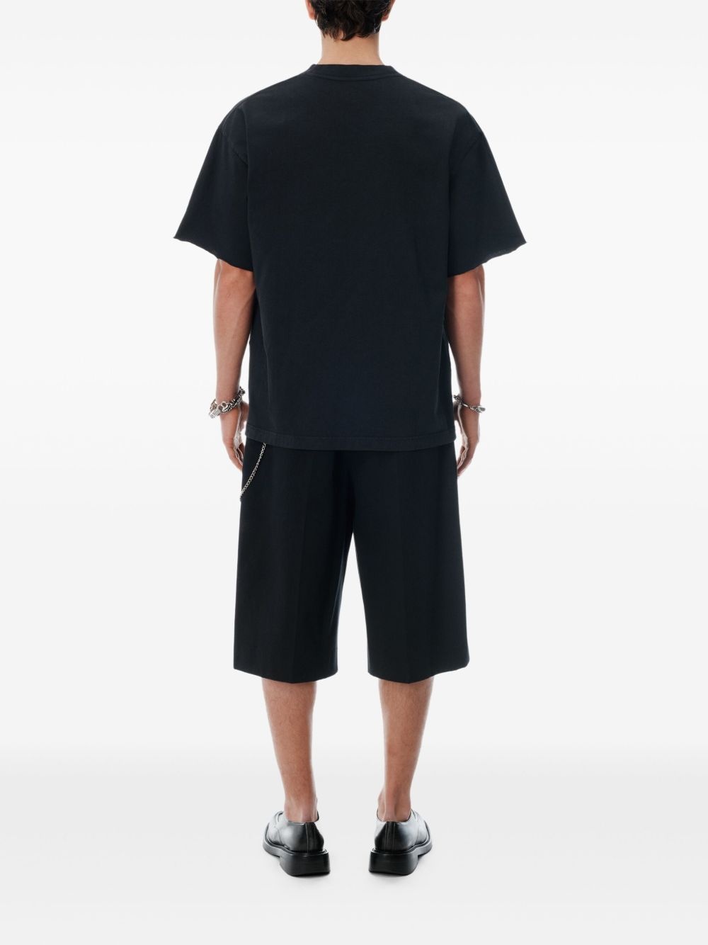 logo cotton T-shirt - 3