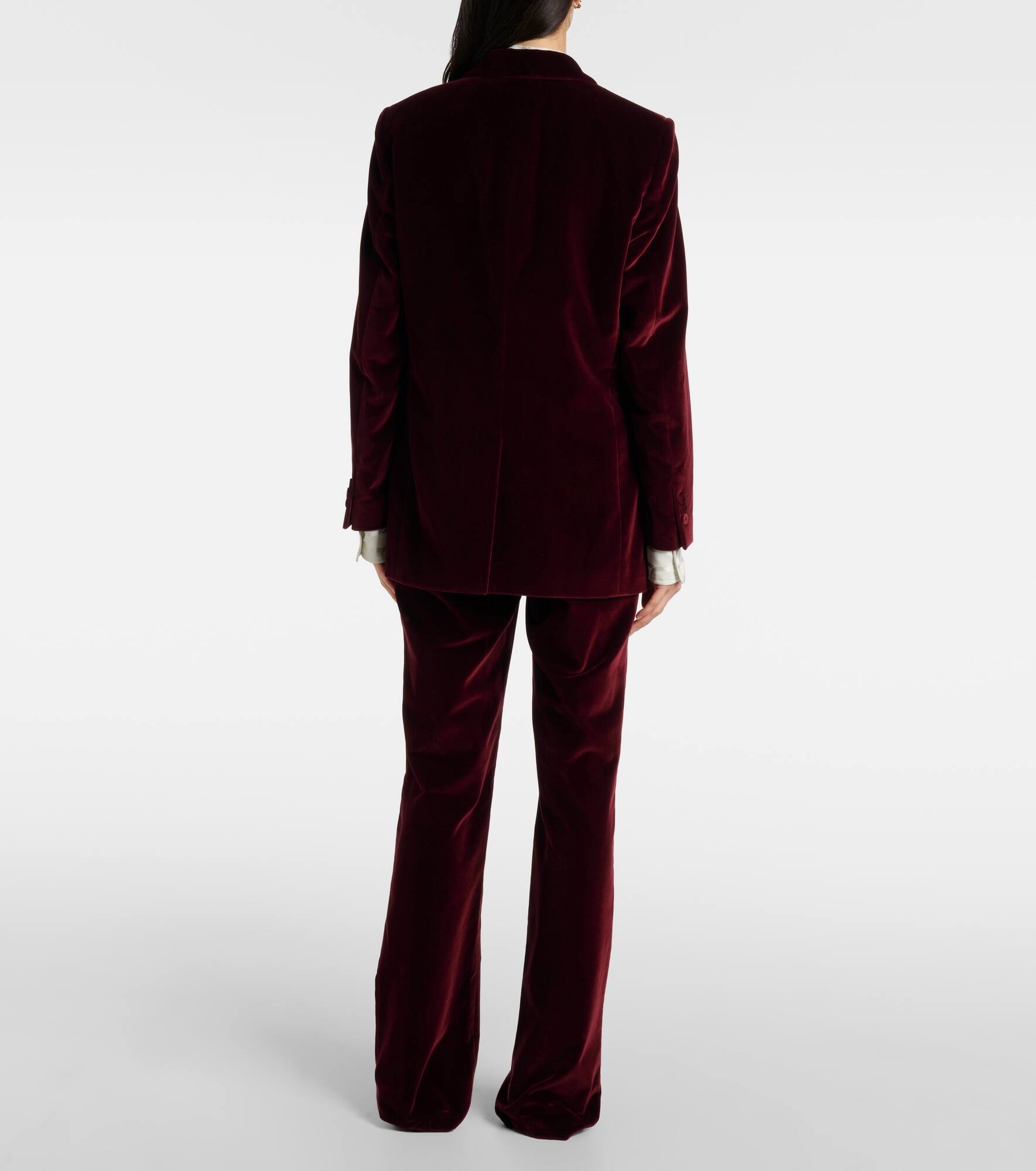 Cotton velvet blazer - 3
